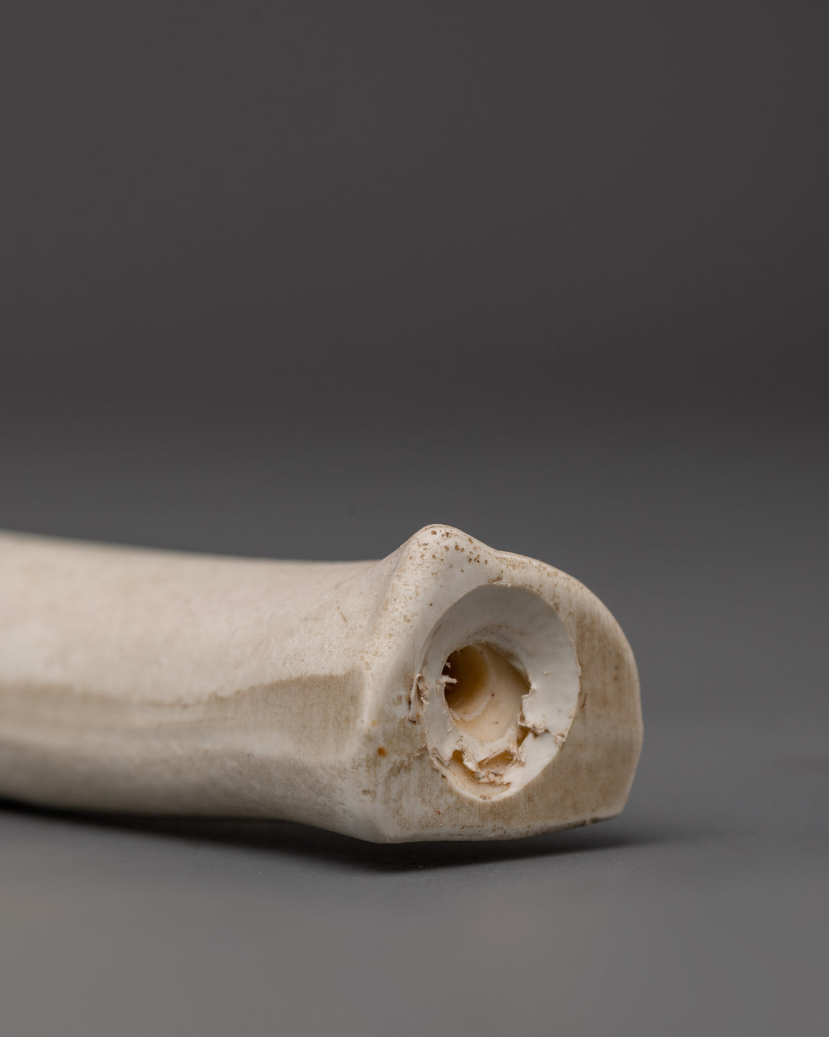 Handmade Bone Kangling | Tibetan Chöd Ritual Trumpet for Meditation