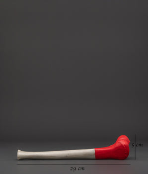 Handmade Bone Kangling | Tibetan Chöd Ritual Trumpet for Meditation