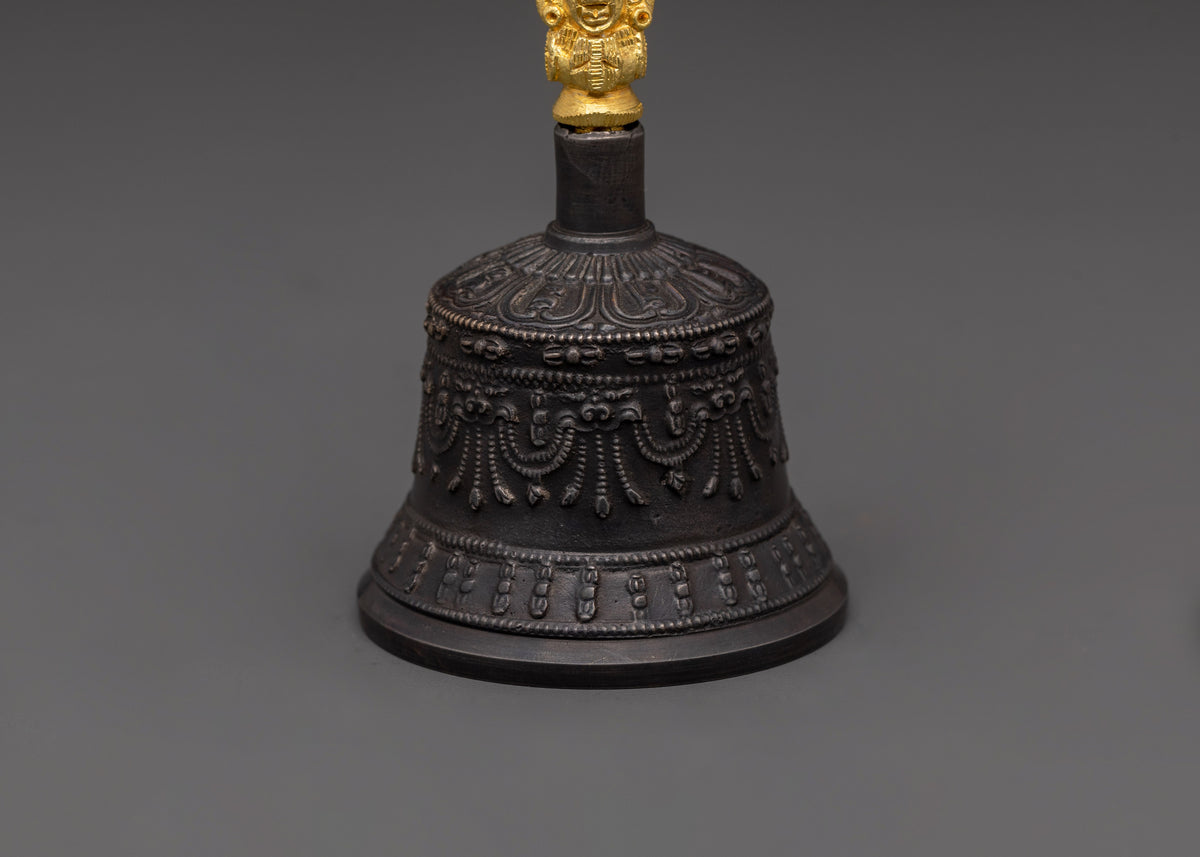 Tibetan Bell and Vajra Ritual Set | Ritual Tools for Buddhist Ceremonies and Meditation