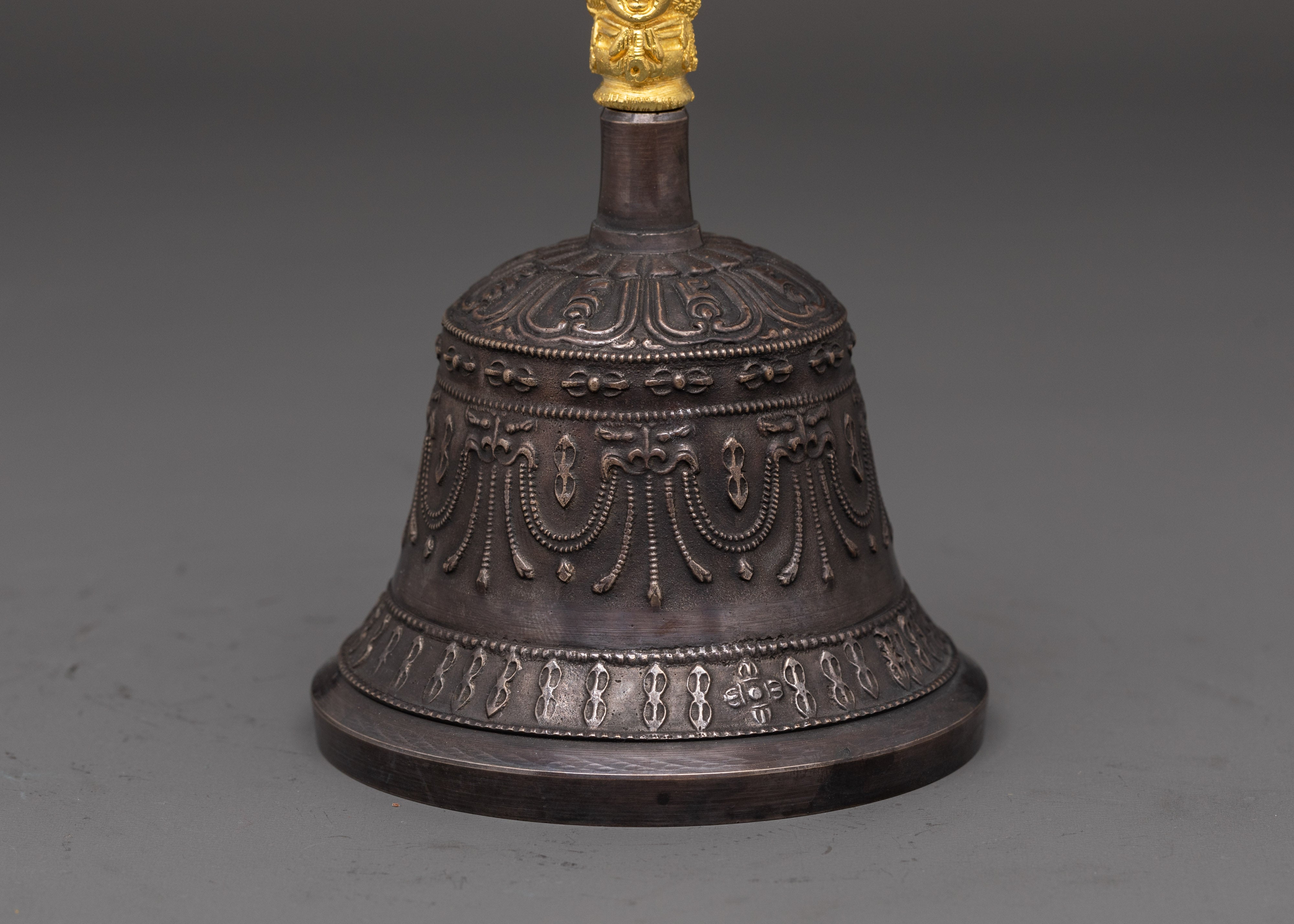 Meditation Bell and Vajra Set | Traditional Buddhist Ritual Instrument