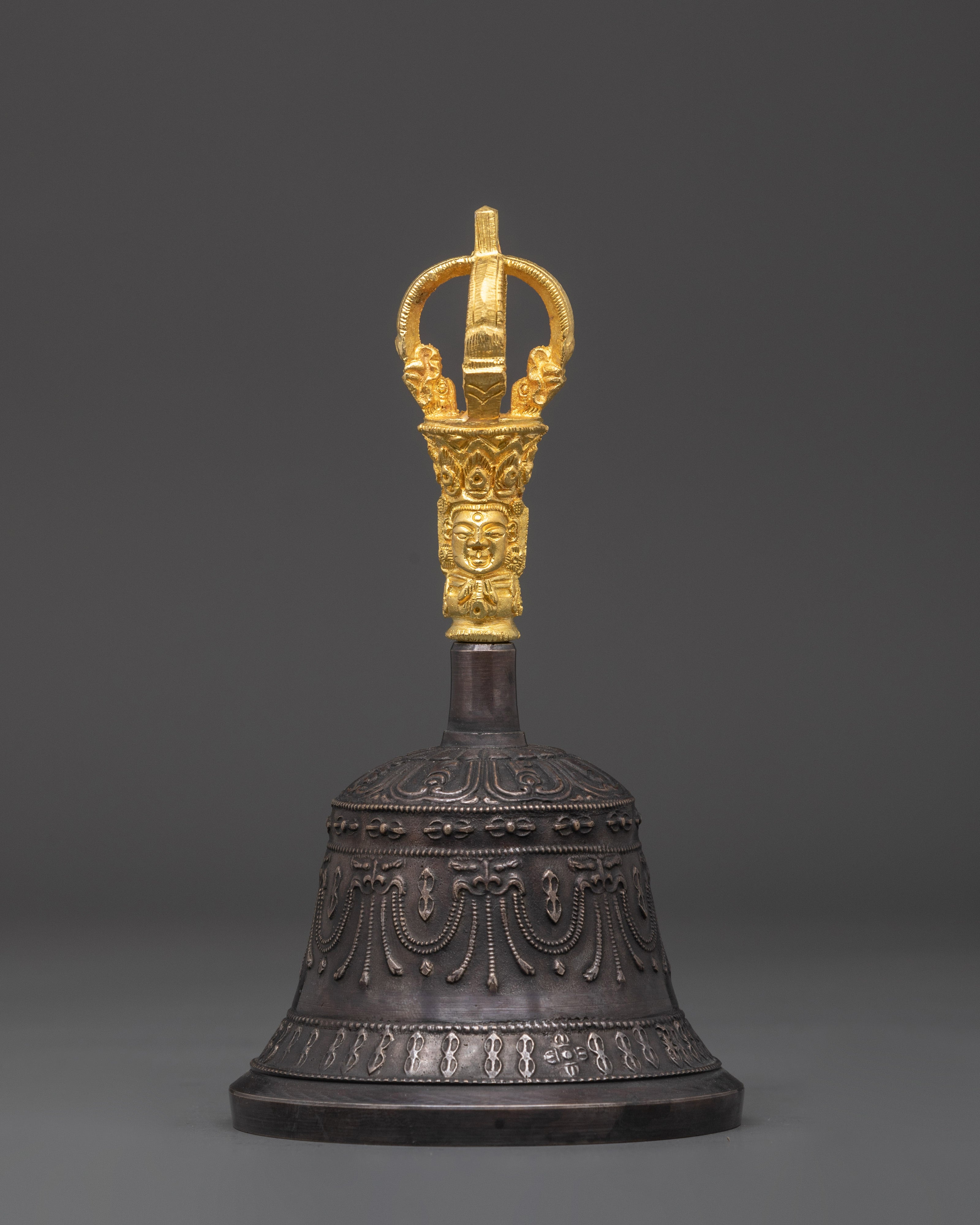 Meditation Bell and Vajra Set | Traditional Buddhist Ritual Instrument