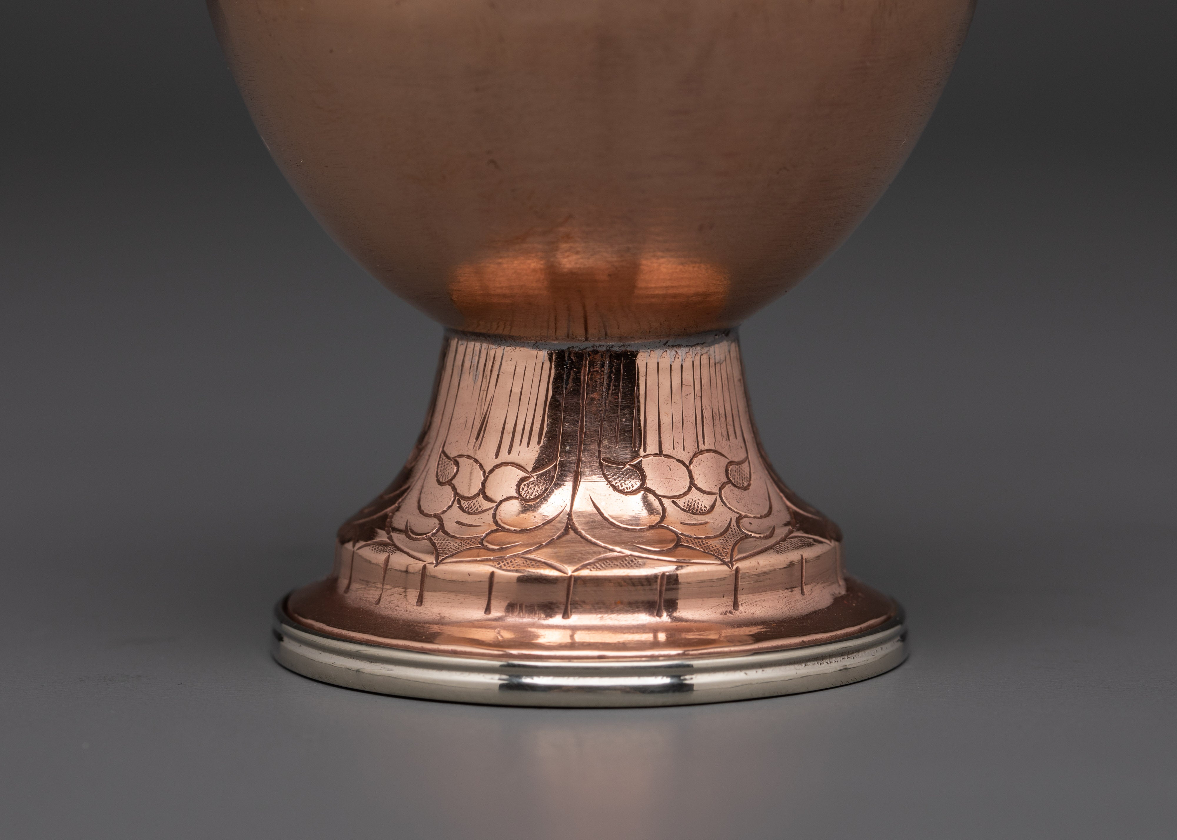 Handmade Altar Ritual Bhumba | Traditional Copper Buddhist Offering Vase