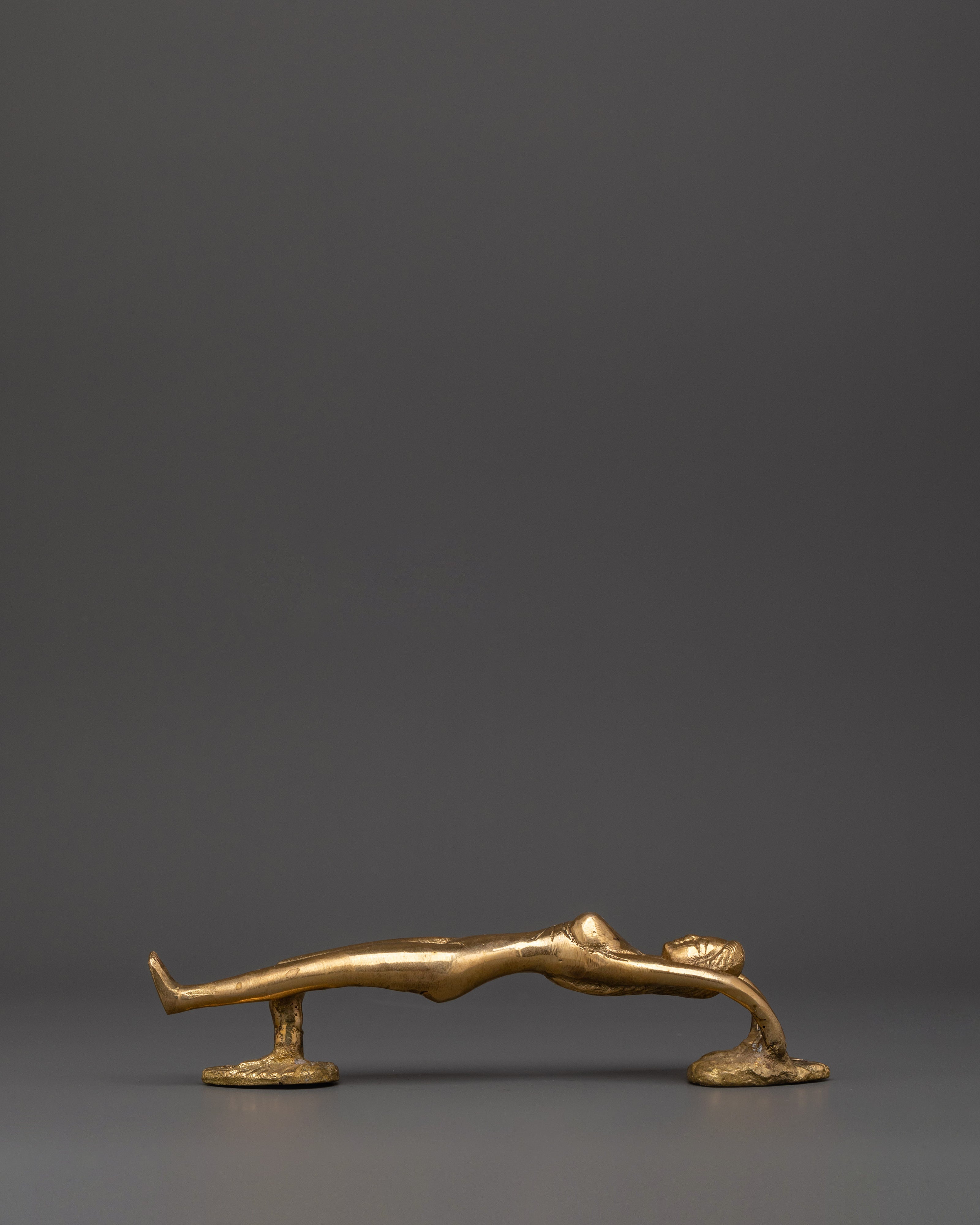 Brass Female Figure Door Handle | Elegant Door Pull for Artistic Spaces