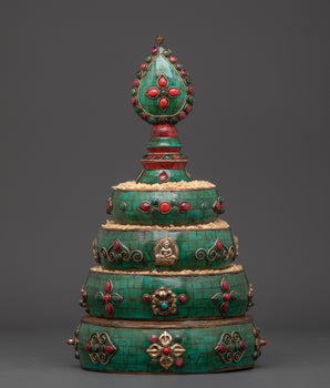 handcrafted Buddhist mandala offering Set