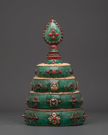 handcrafted Buddhist mandala offering Set