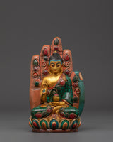 Handcrafted Amoghasiddhi Buddha Figurine
