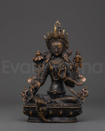  Green Tara Statue 