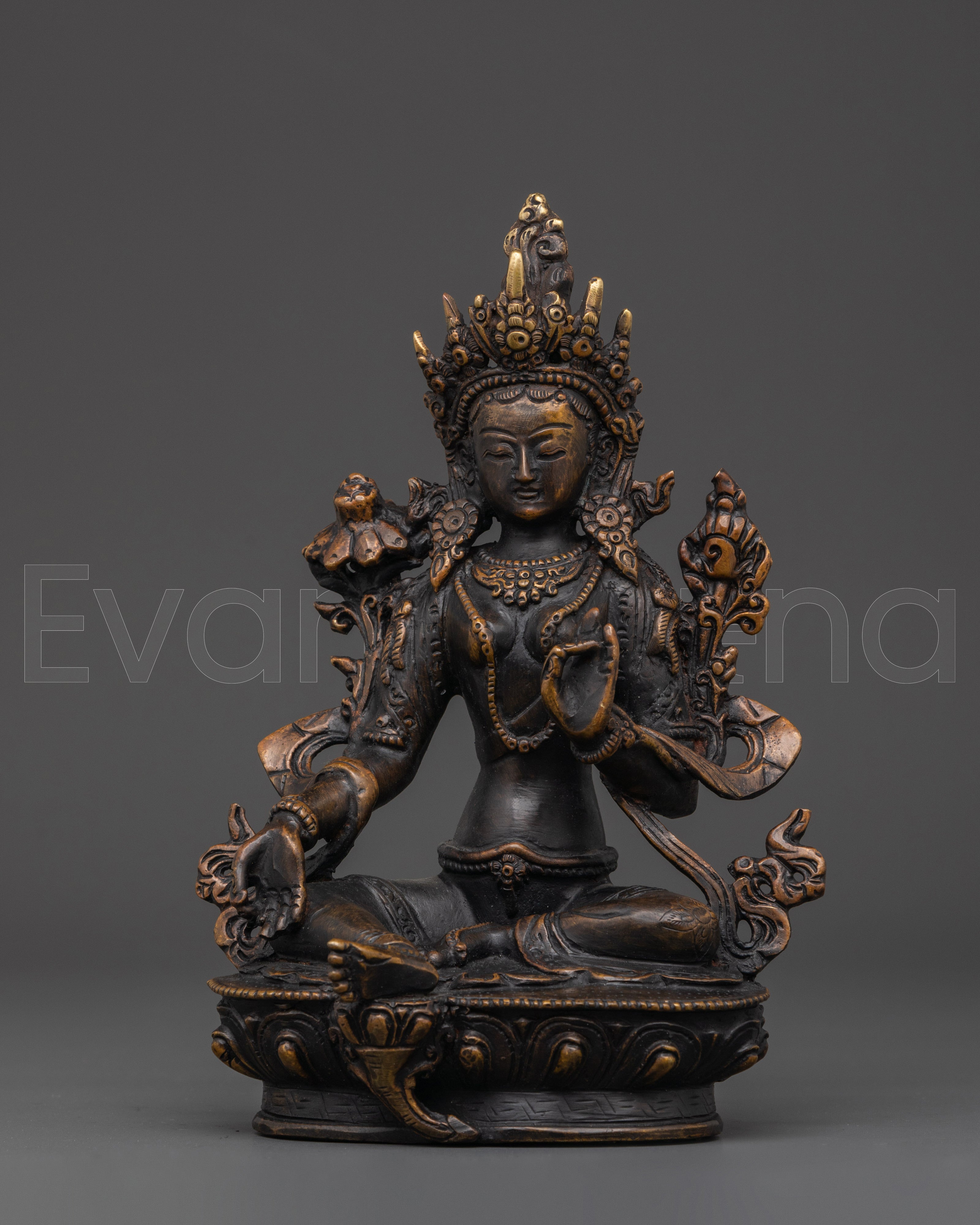  Green Tara Statue 