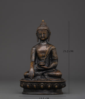 Handcrafted Historical Buddha Shakyamuni | Enlightened Teacher of Buddhism