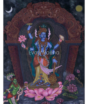 Highly Revered Hindu Deity Sree Vishnu Giclee Print 