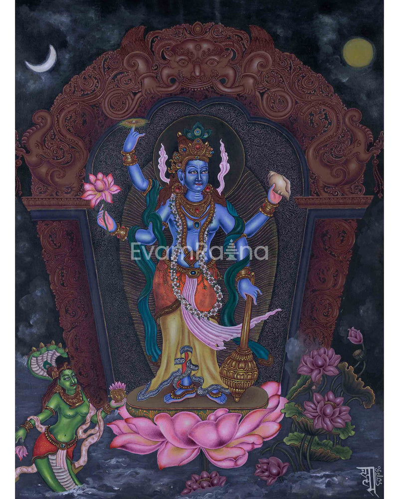 Highly Revered Hindu Deity Sree Vishnu Giclee Print 