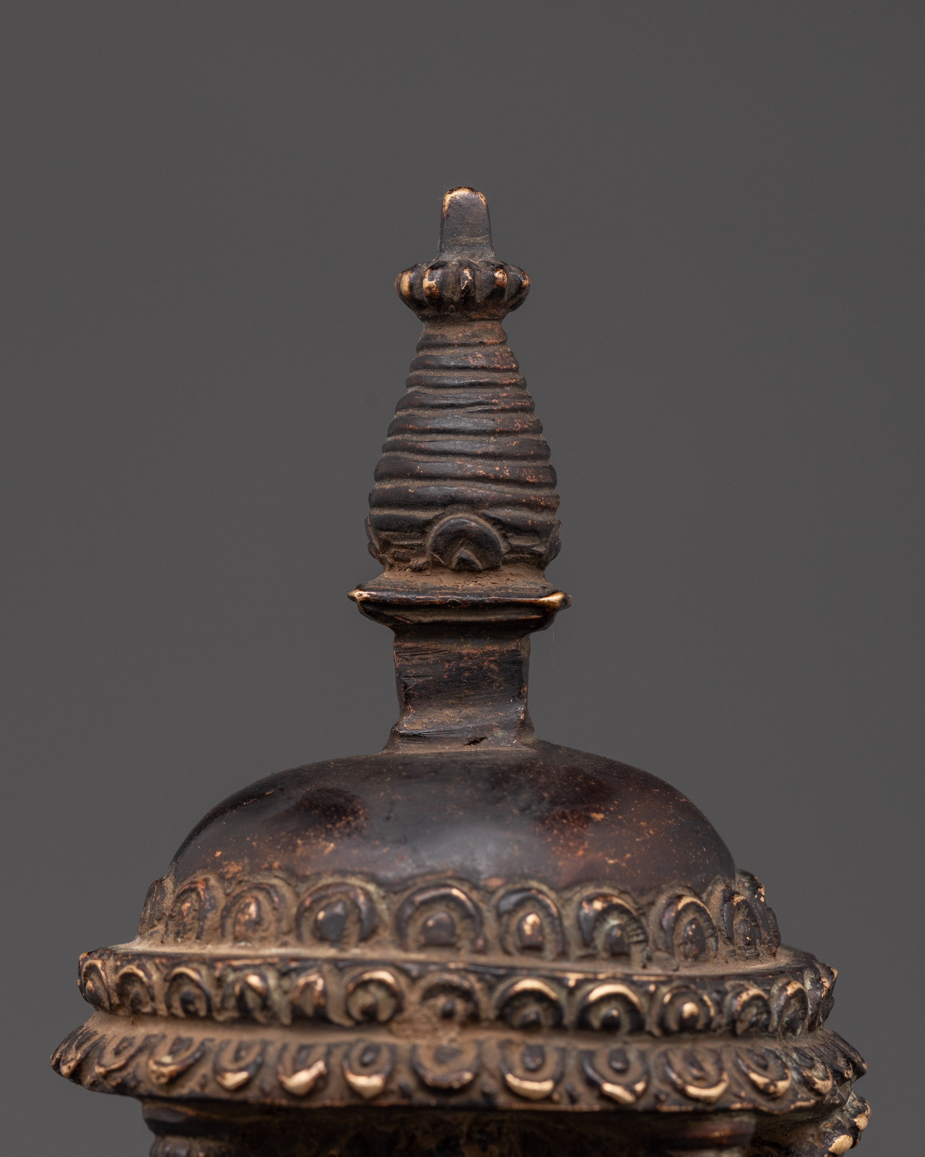 Spiritual Buddhist Stupa | Handcrafted Copper Stupa for Meditation