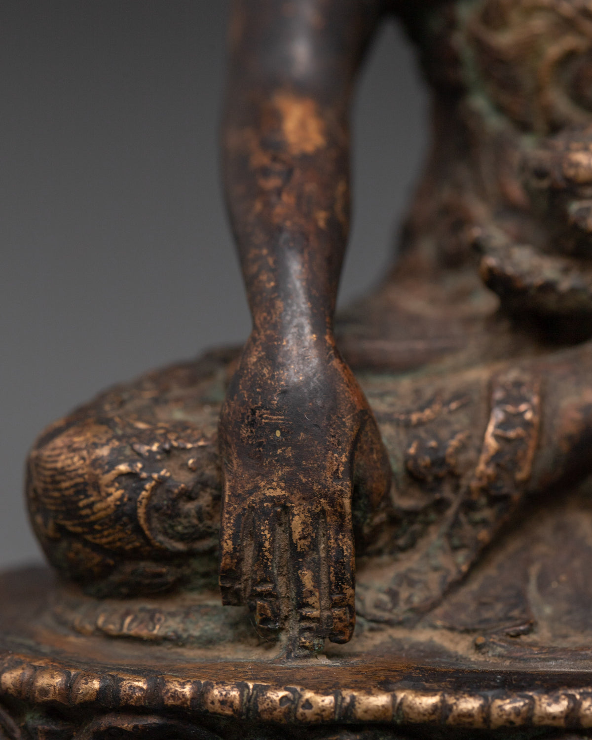Handcrafted Copper Shakyamuni Buddha Statue | Buddha Figure For Positive Energy