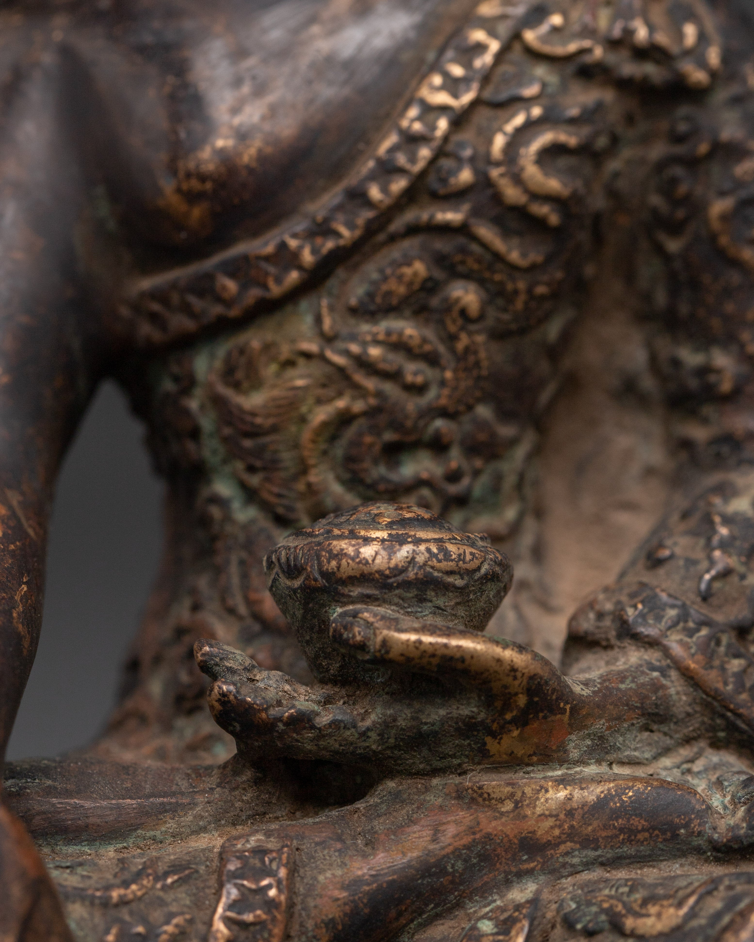 Handcrafted Copper Shakyamuni Buddha Statue | Buddha Figure For Positive Energy