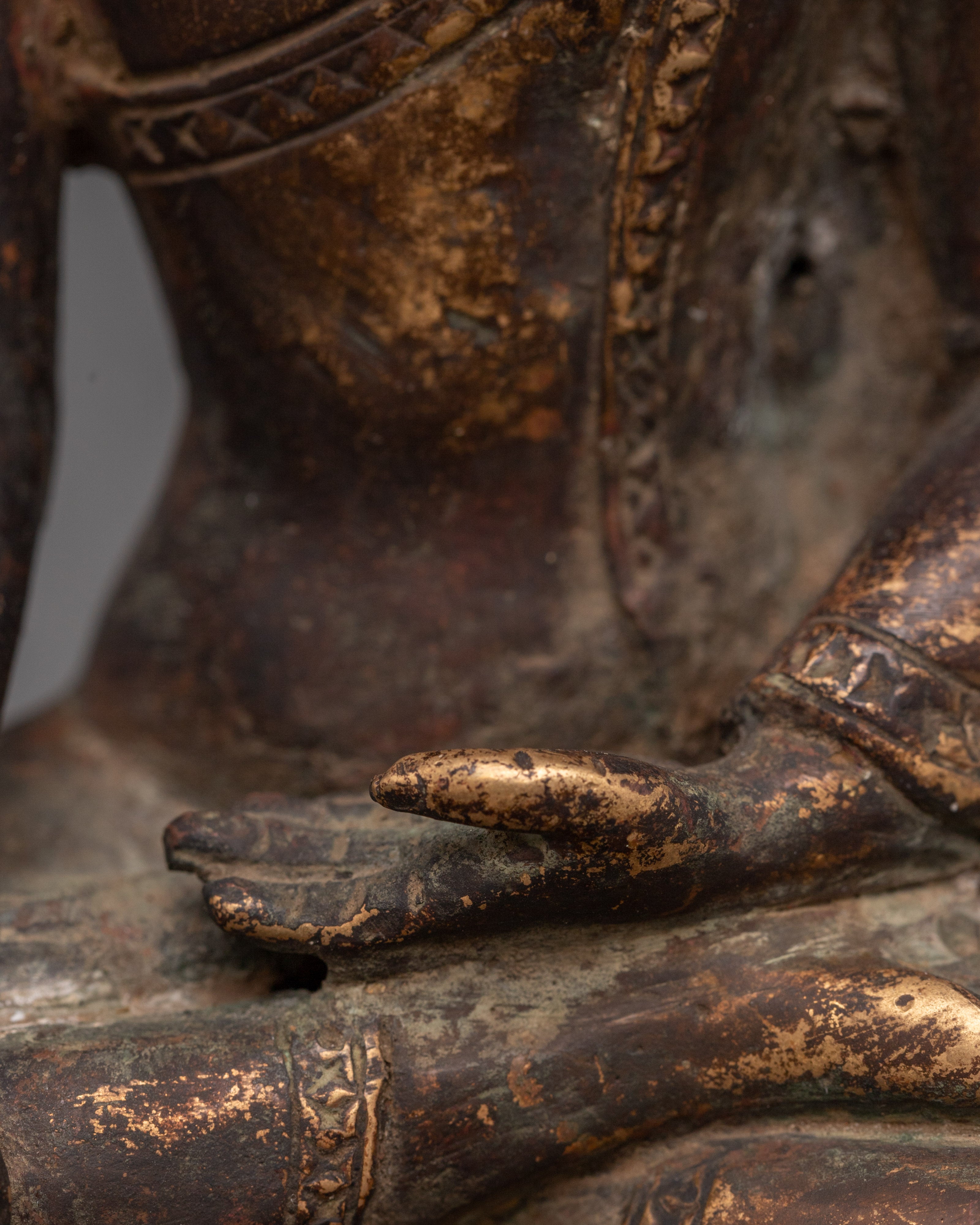 Authentic Shakyamuni Buddha Statue | Tibetan Buddha for Blessings