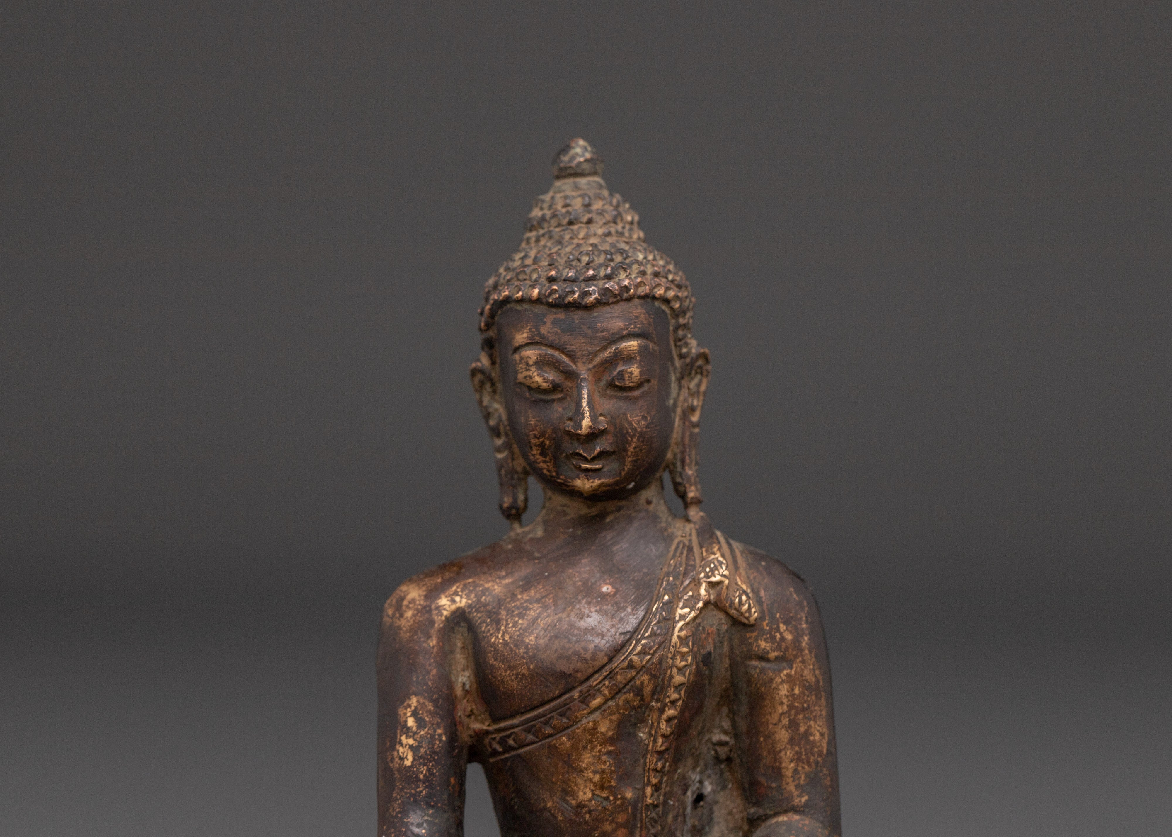 Authentic Shakyamuni Buddha Statue | Tibetan Buddha for Blessings