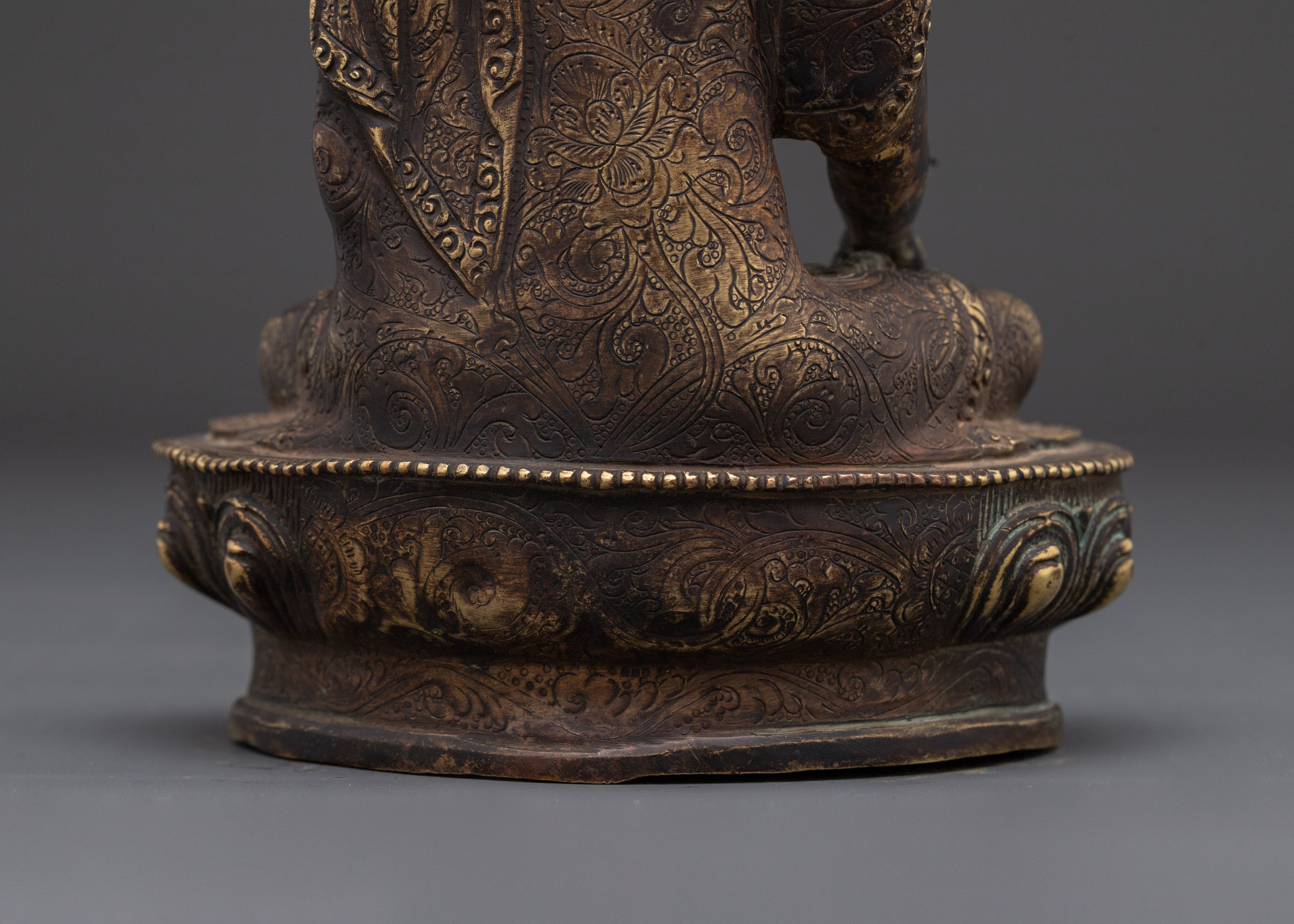 Tibetan Buddha Shakyamuni Statue | Enlightened One