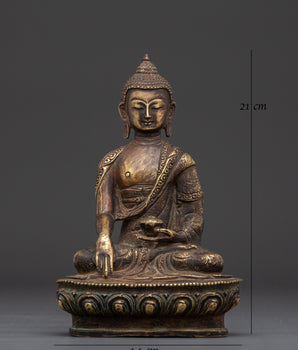 Tibetan Buddha Shakyamuni Statue | Enlightened One