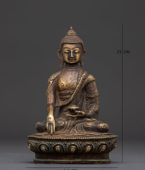 Tibetan Buddha Shakyamuni Statue | Enlightened One