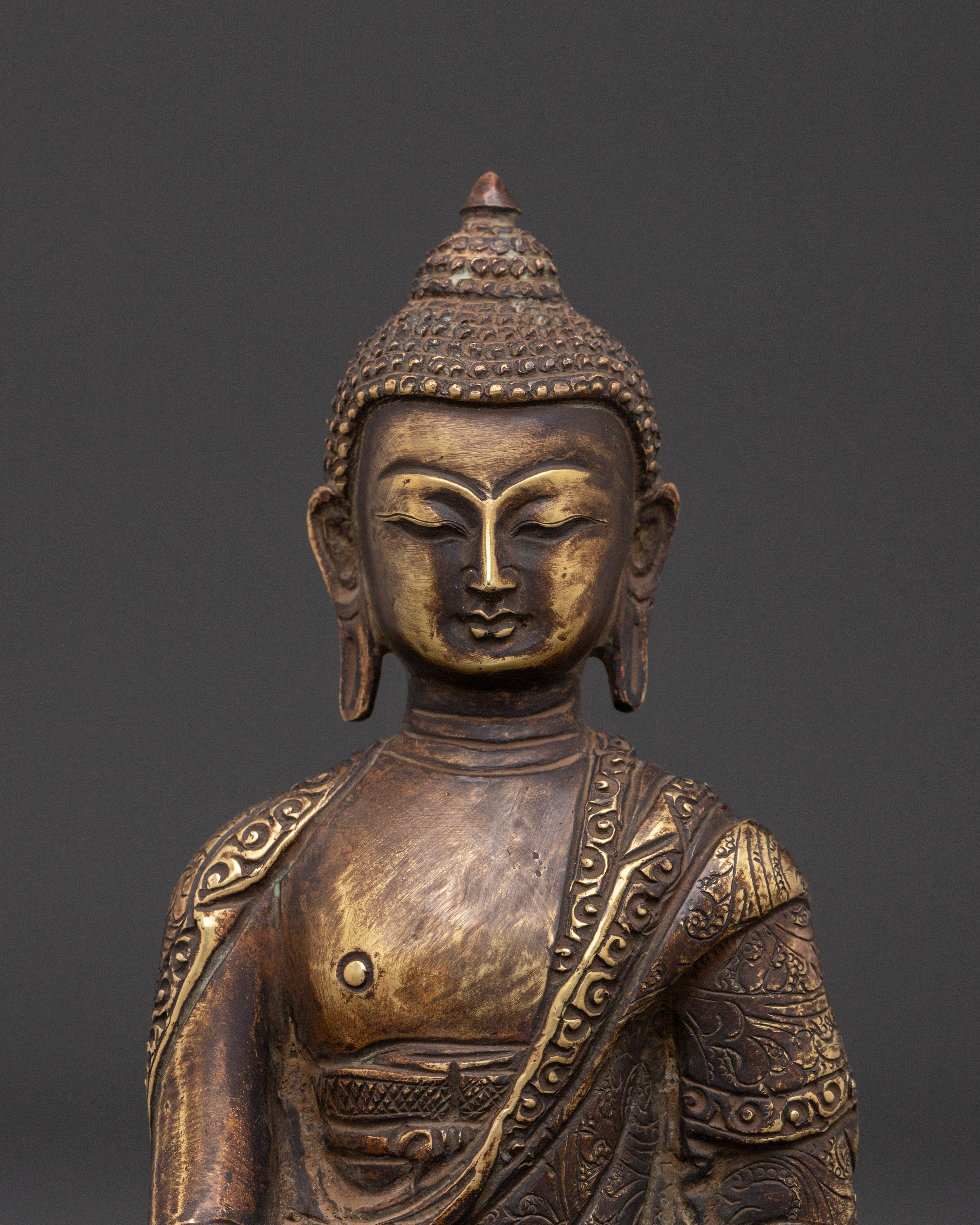 Tibetan Buddha Shakyamuni Statue | Enlightened One