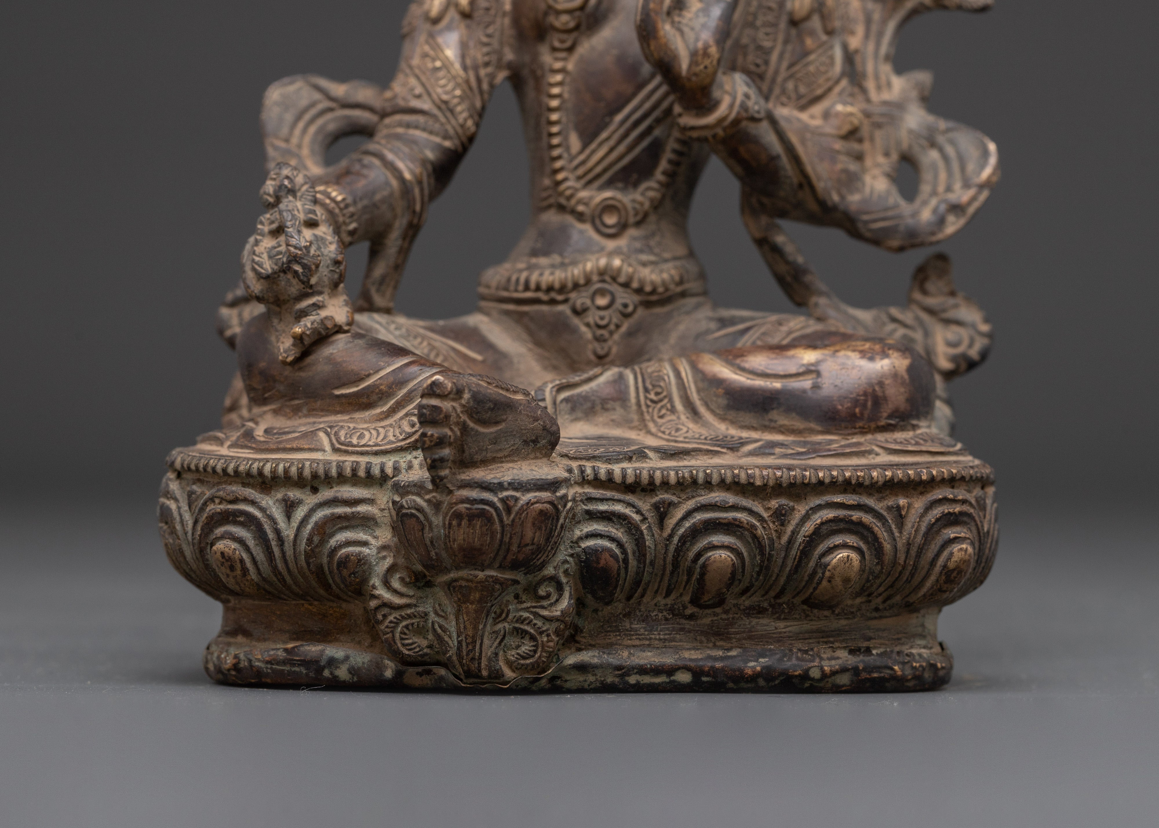 Buddhist Handmade Red Tara Statue | Divine Guardian