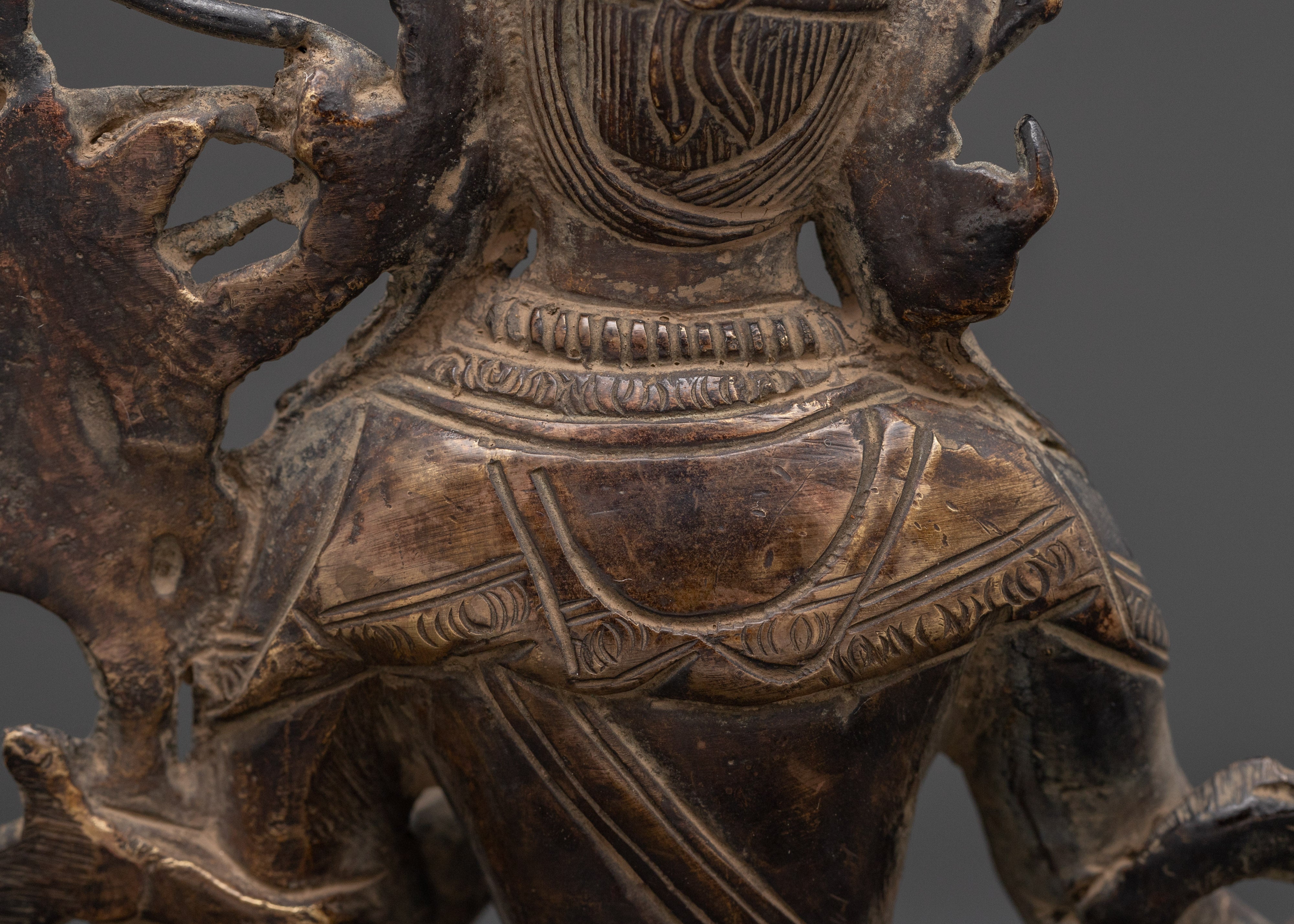 Buddhist Handmade Red Tara Statue | Divine Guardian
