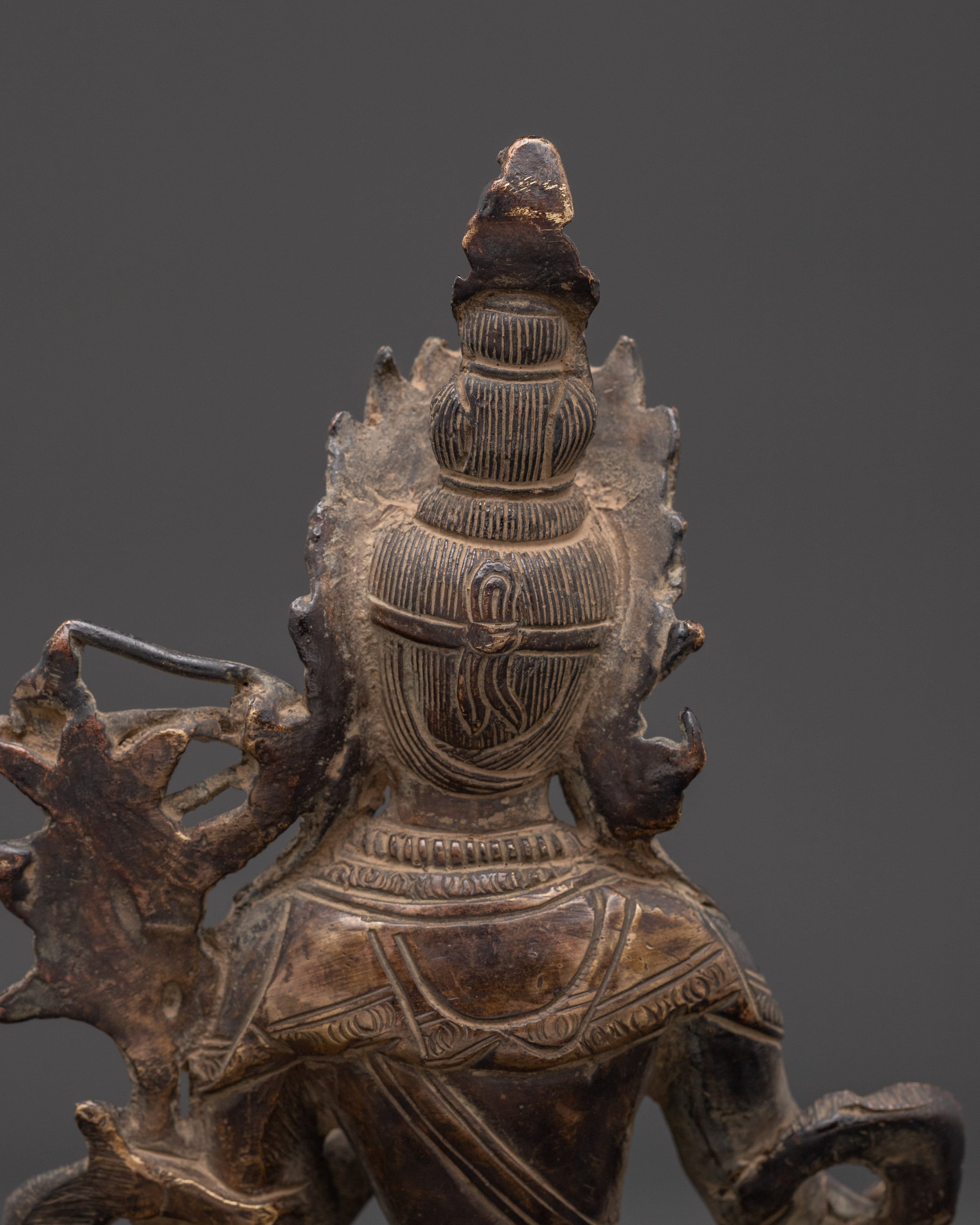 Buddhist Handmade Red Tara Statue | Divine Guardian