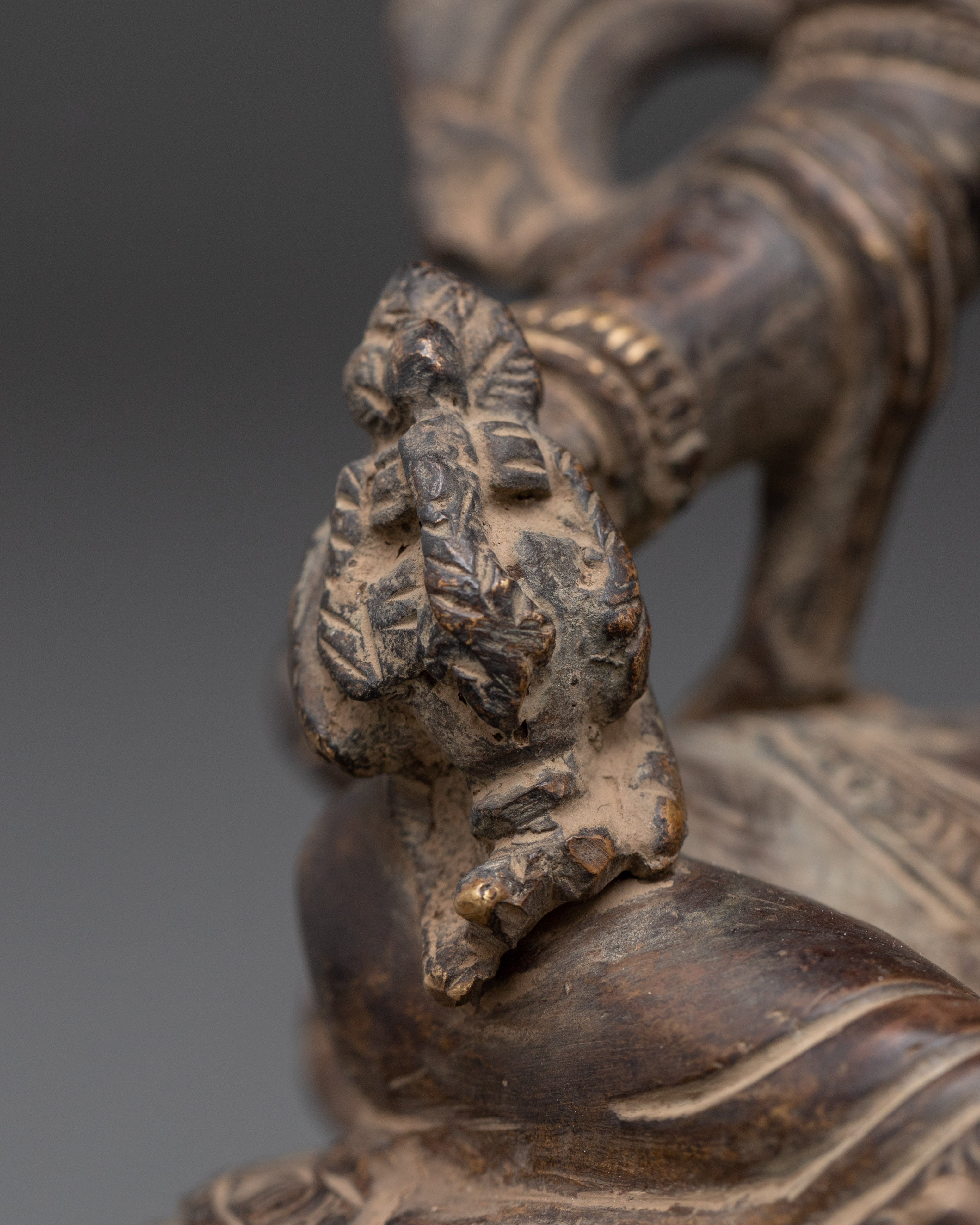 Buddhist Handmade Red Tara Statue | Divine Guardian