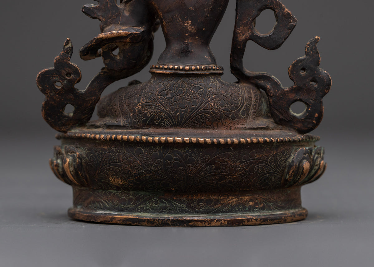 Handcrafted Manjushri Statue | Buddhist God of Wisdom