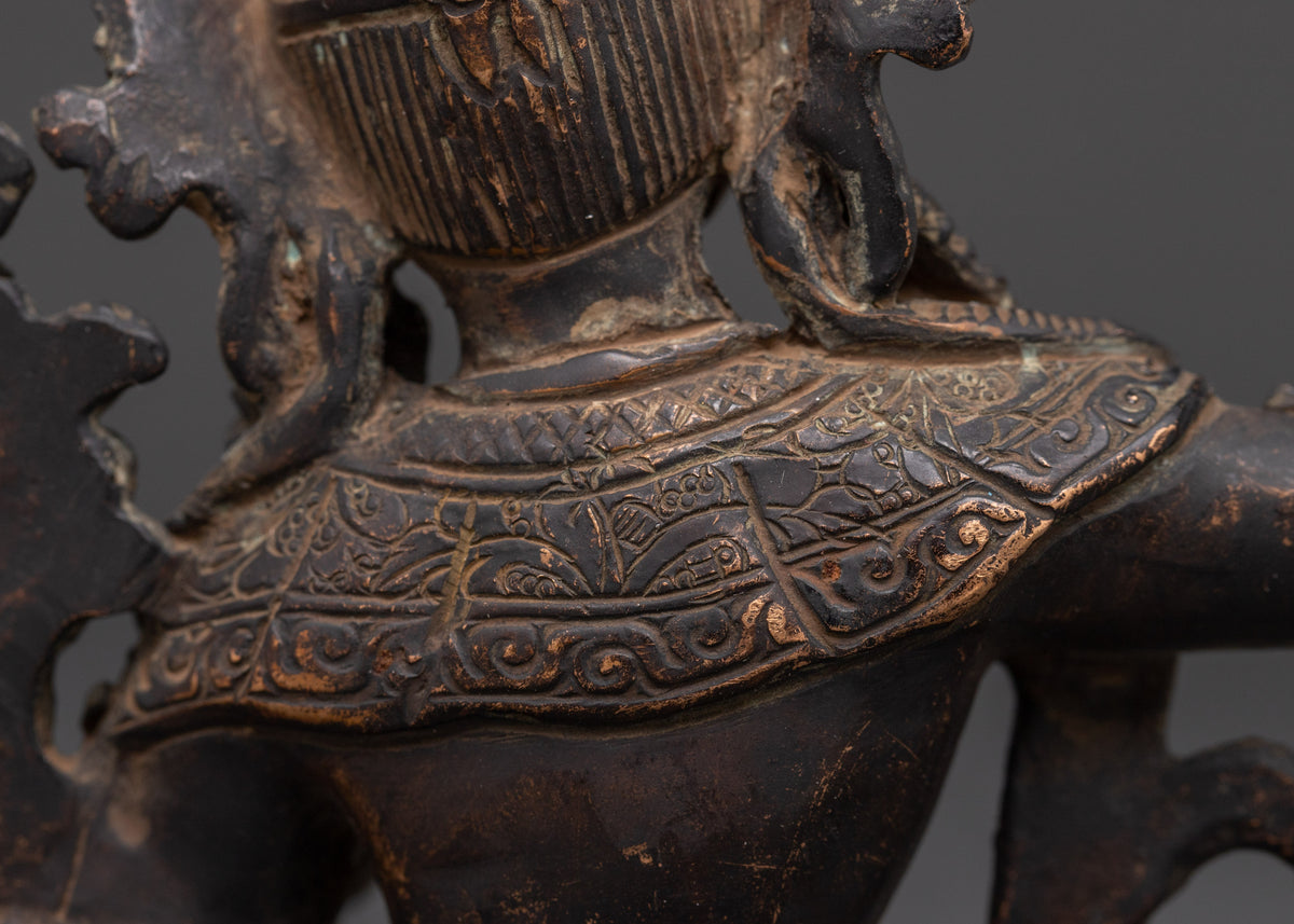 Handcrafted Manjushri Statue | Buddhist God of Wisdom