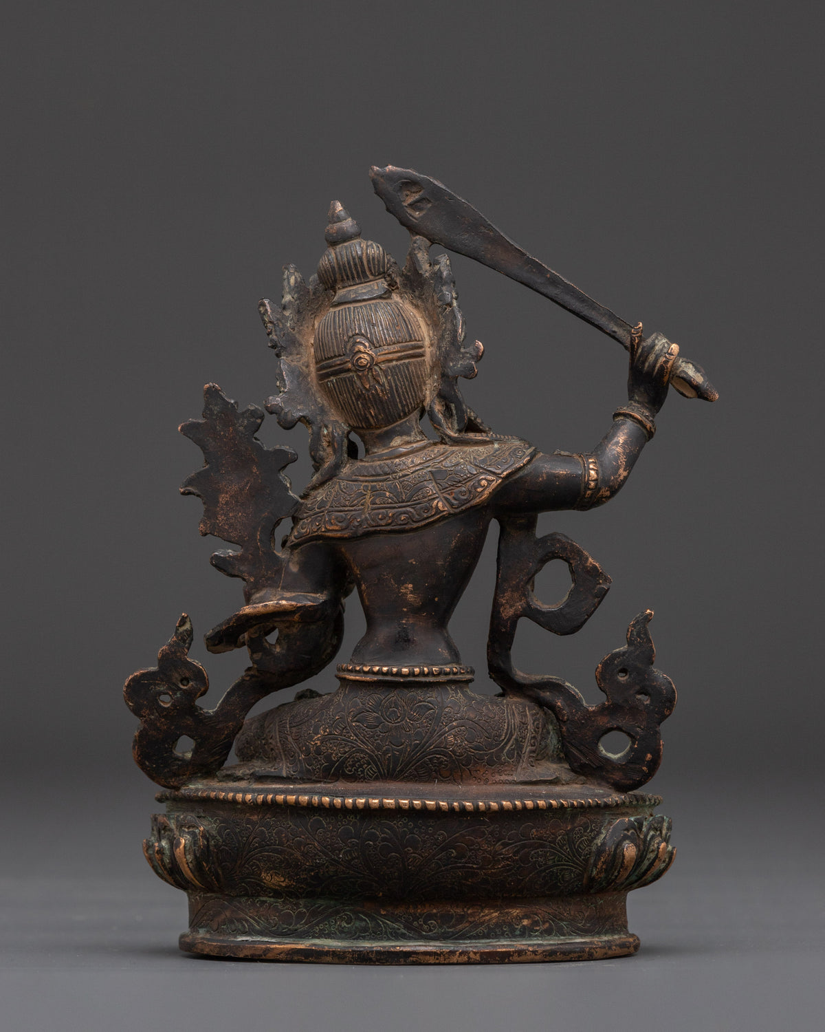 Handcrafted Manjushri Statue | Buddhist God of Wisdom