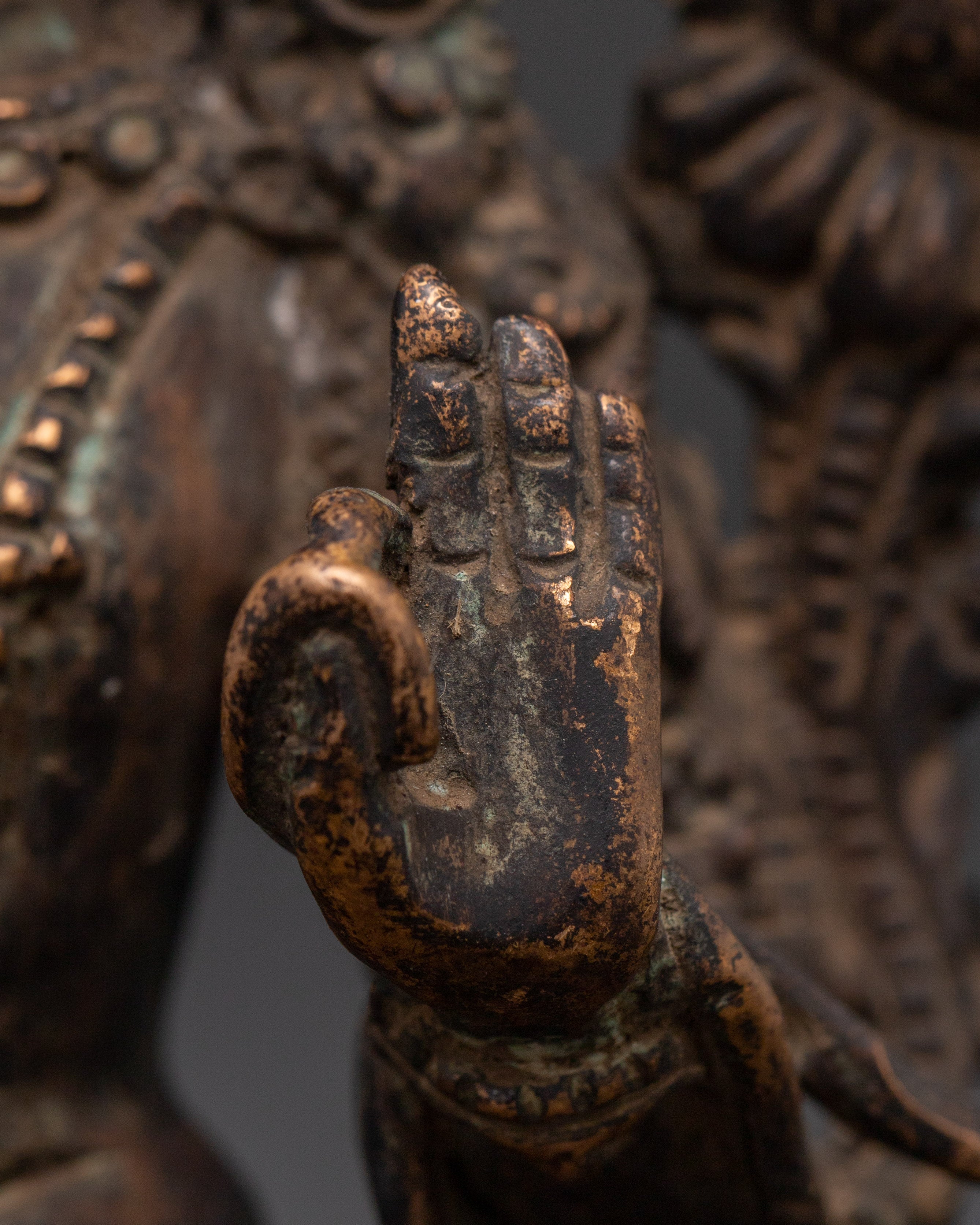 Handcrafted Manjushri Statue | Buddhist God of Wisdom