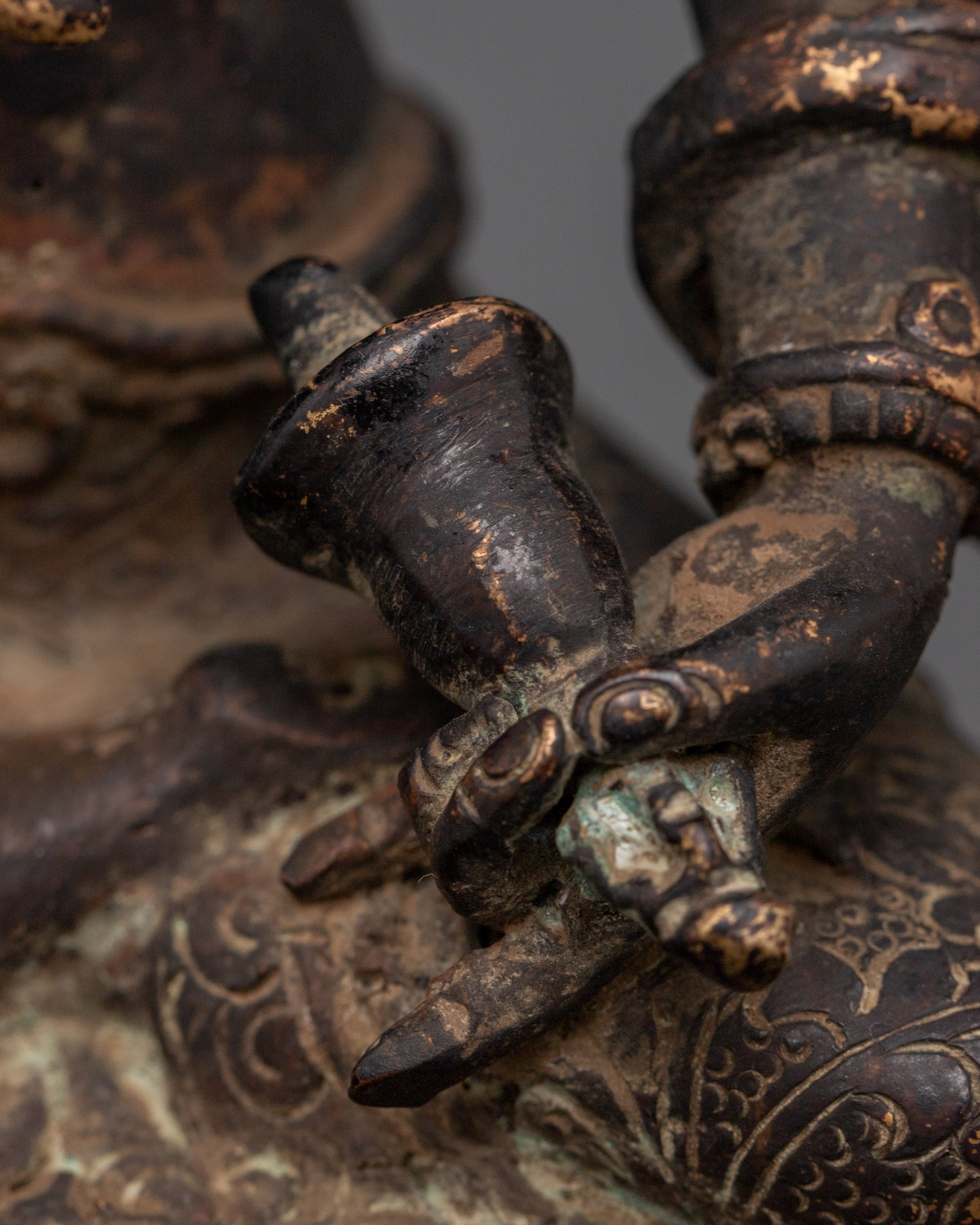 Tibetan Vajrasattva Statue | Meditation Sculpture