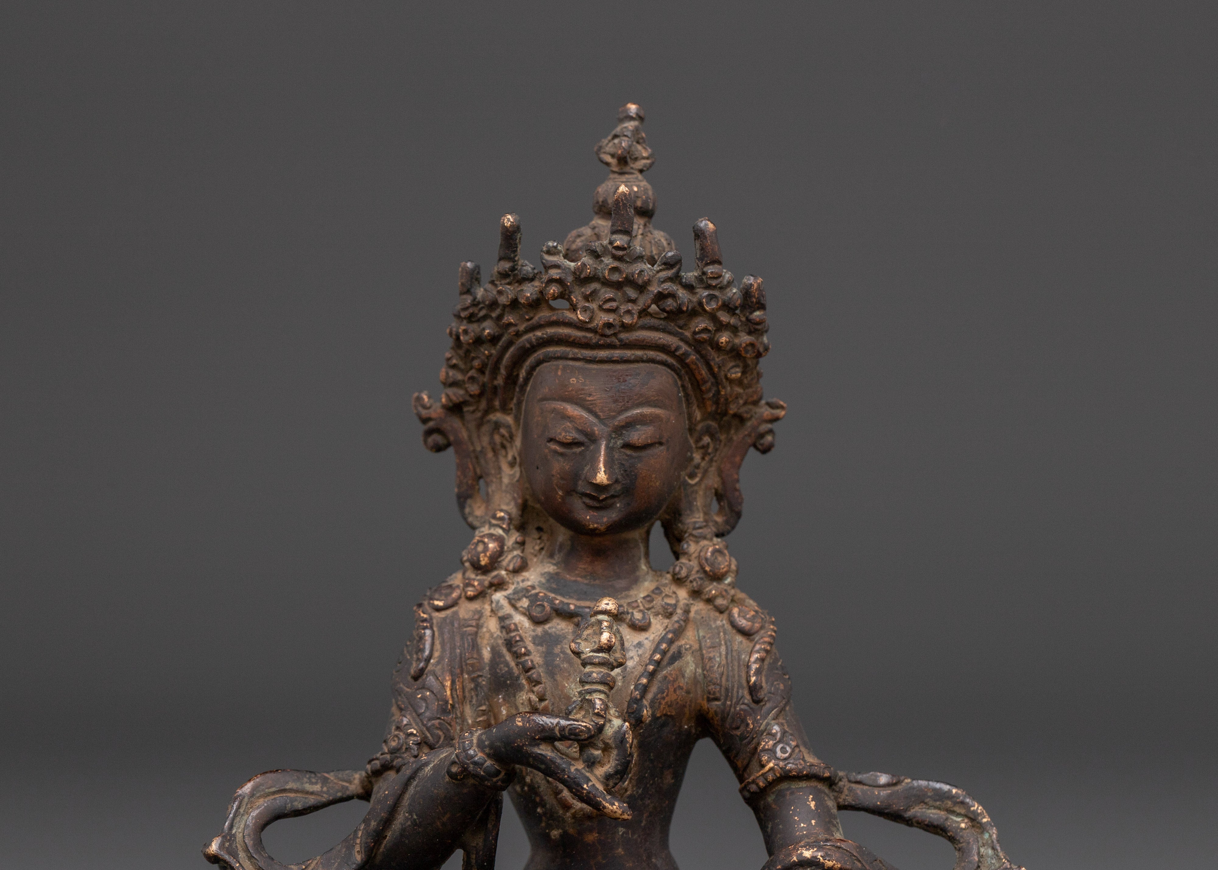 Tibetan Vajrasattva Statue | Meditation Sculpture