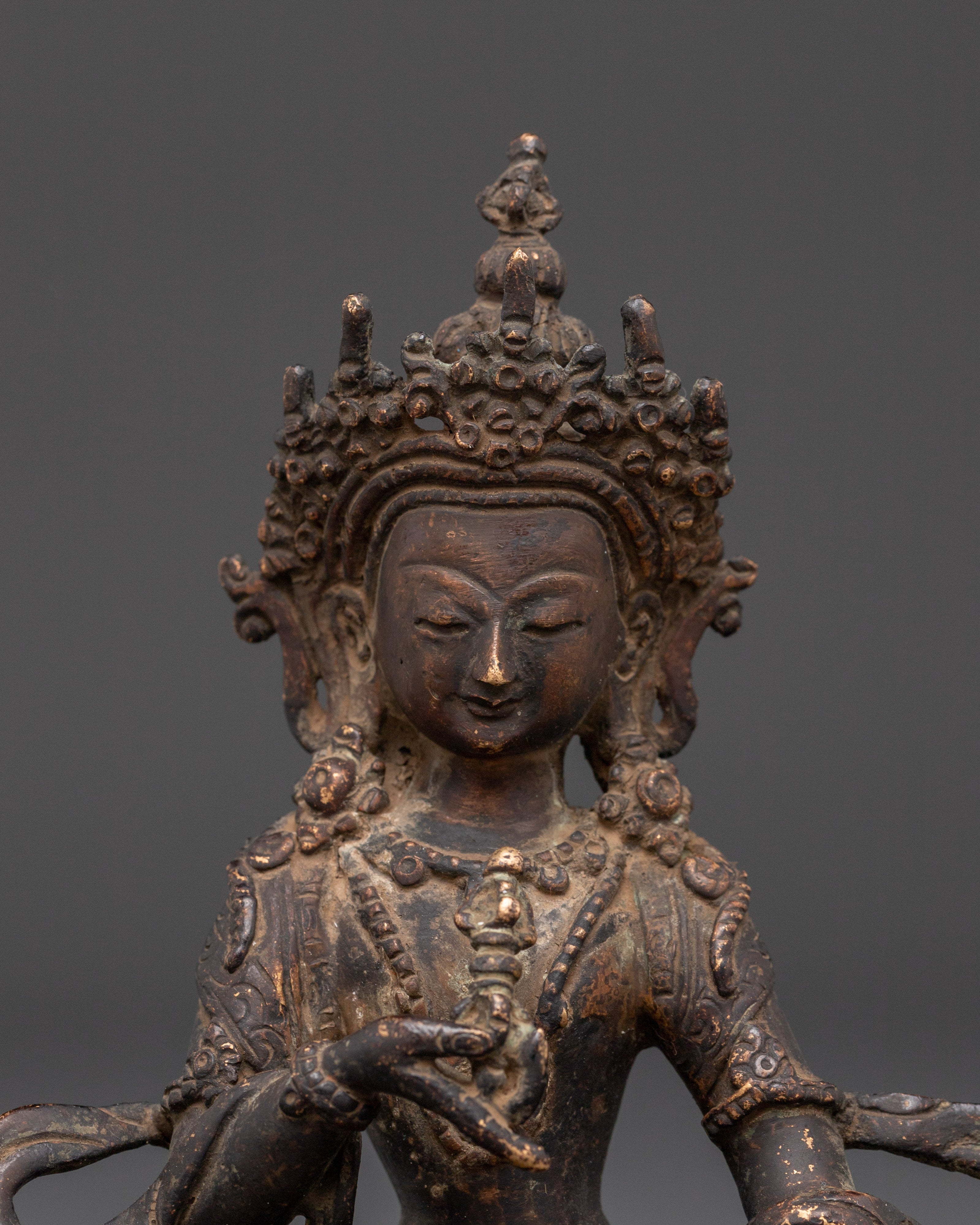 Tibetan Vajrasattva Statue | Meditation Sculpture