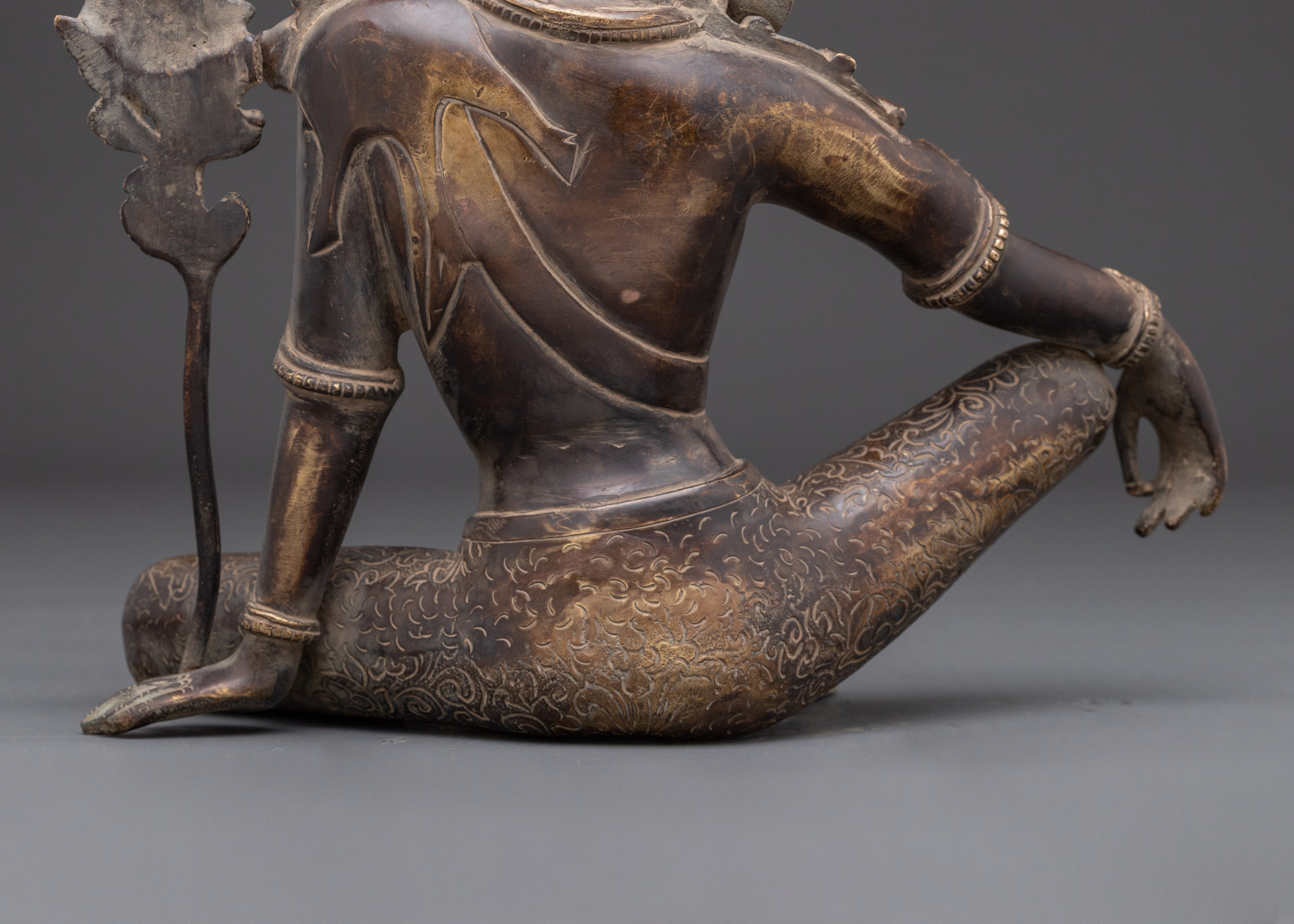 Handcrafted Lokeshwor Sculpture | Copper Avalokiteshvara Statue for Shrine or Altar