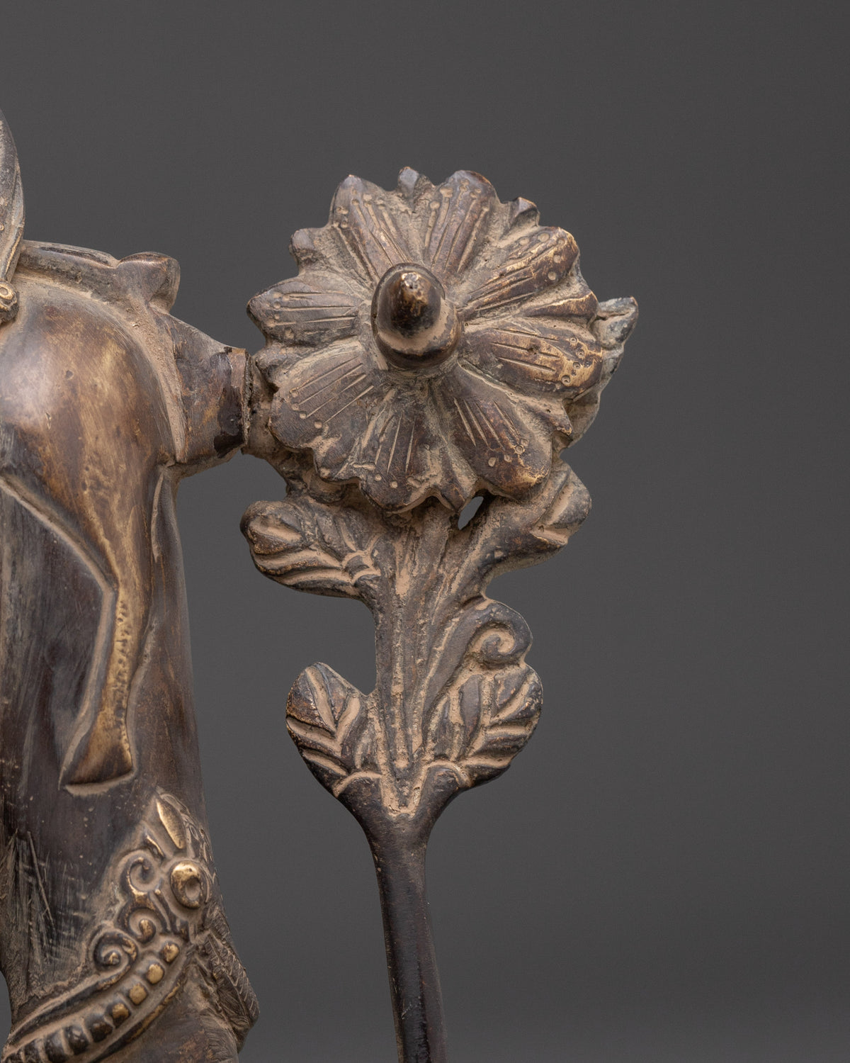 Handcrafted Lokeshwor Sculpture | Copper Avalokiteshvara Statue for Shrine or Altar