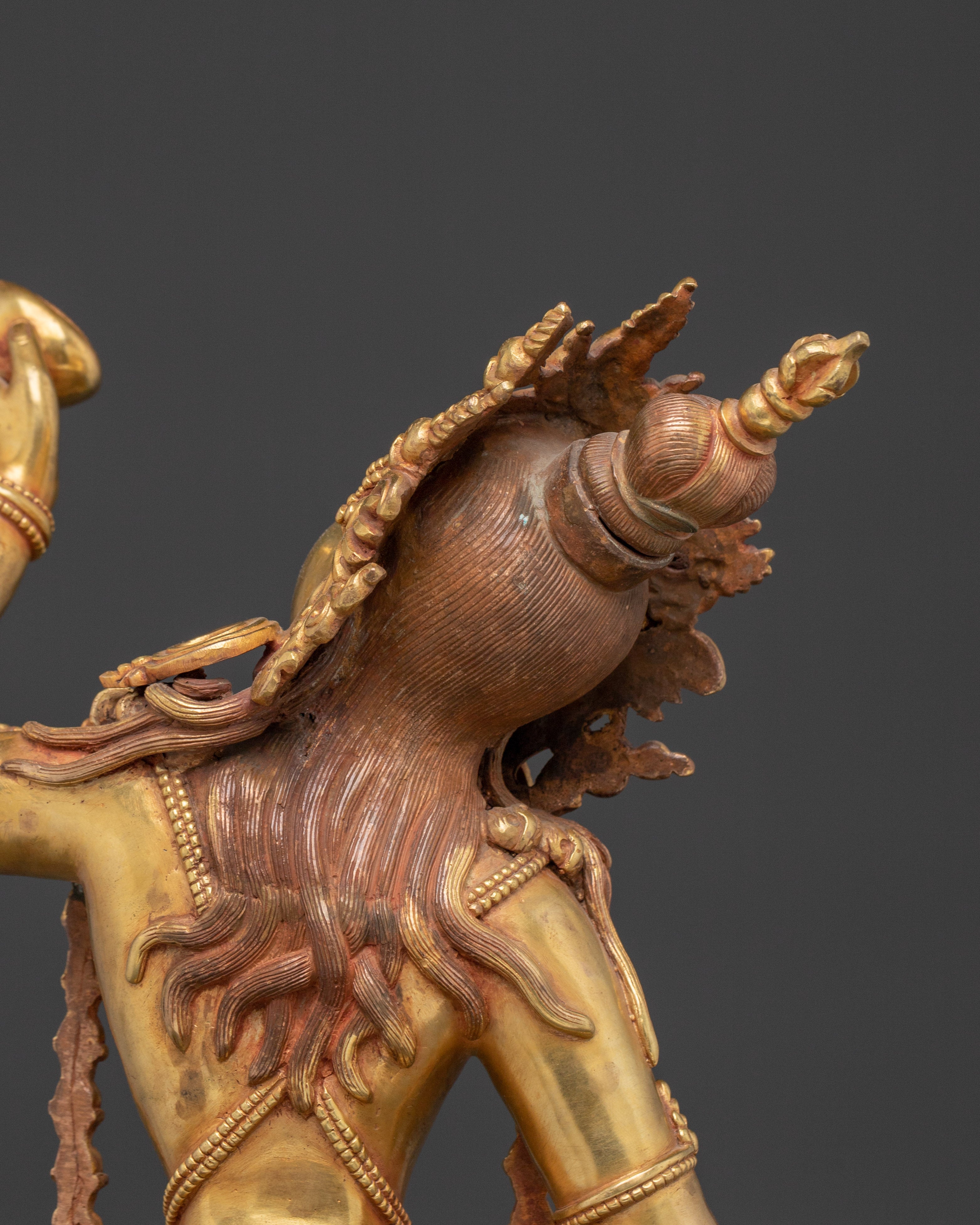 Handcrafted Vajrayogini Golden Statue | Queen of Dakini