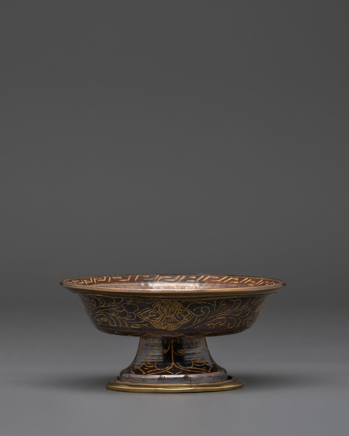 Handmade Ceremonial Sekyem Set | Tibetan Buddhist Offering Vessel