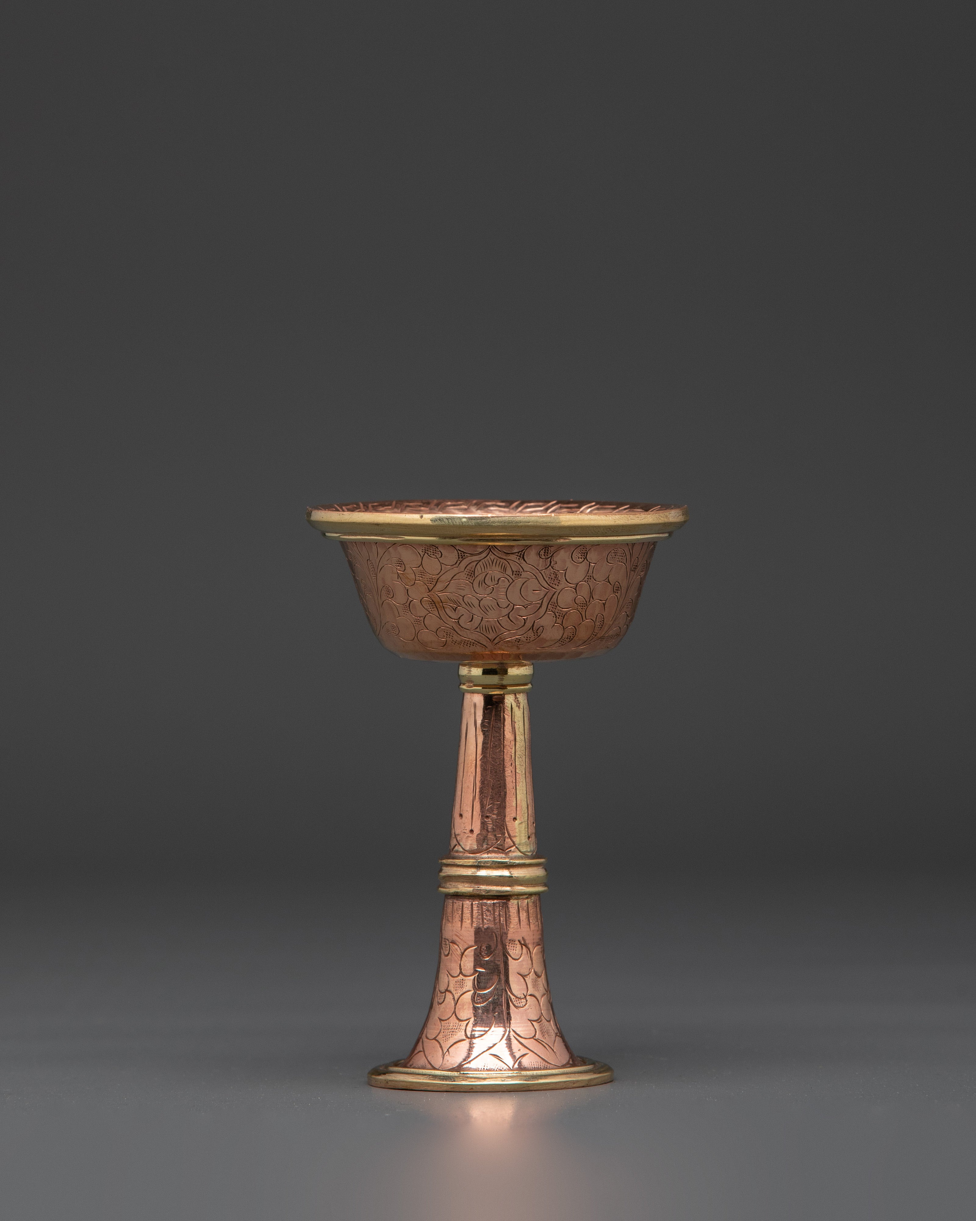 Traditional Serkyem Ritual Set | Brass and Bronze Buddhist Offering Vessel
