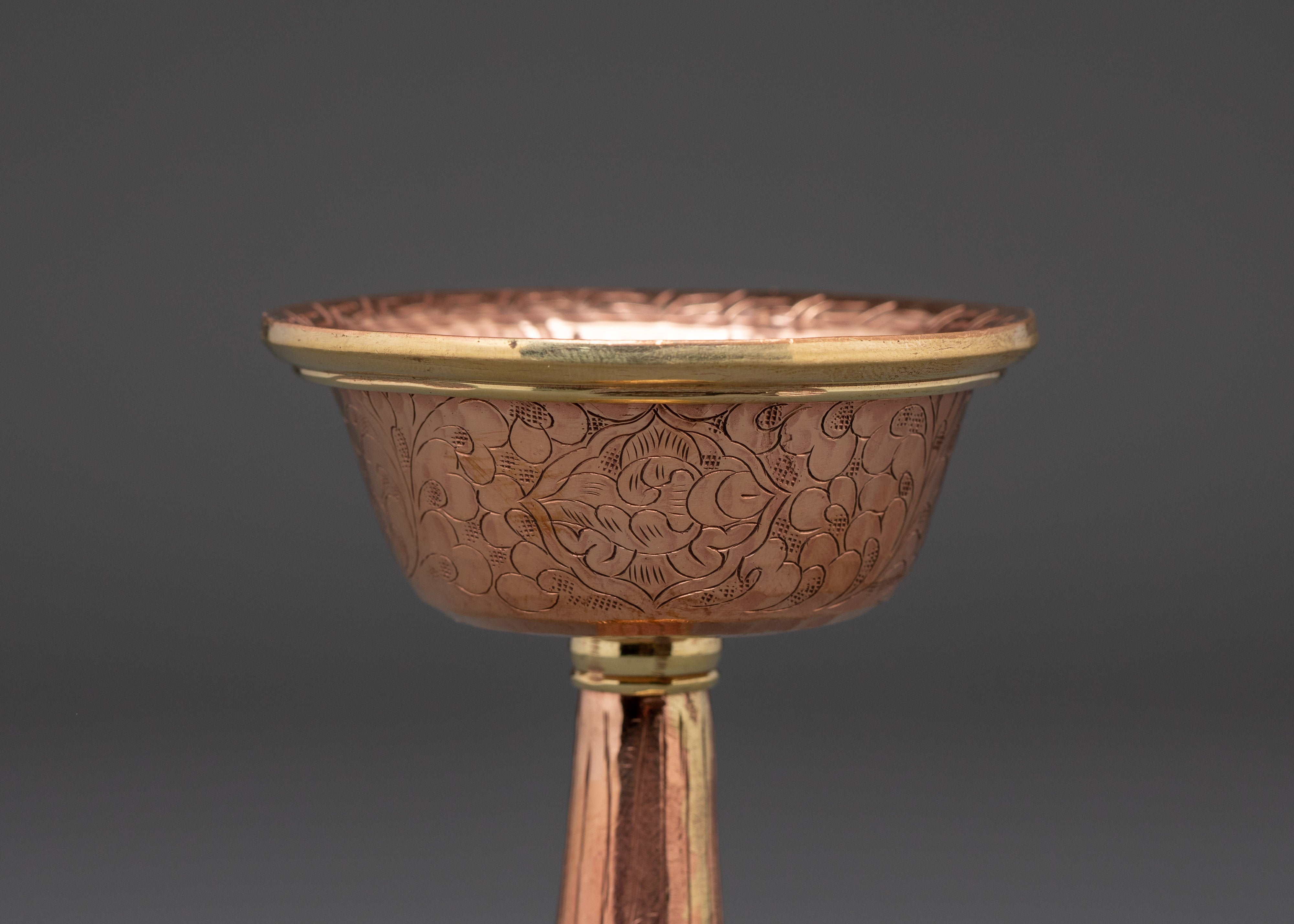 Traditional Serkyem Ritual Set | Brass and Bronze Buddhist Offering Vessel