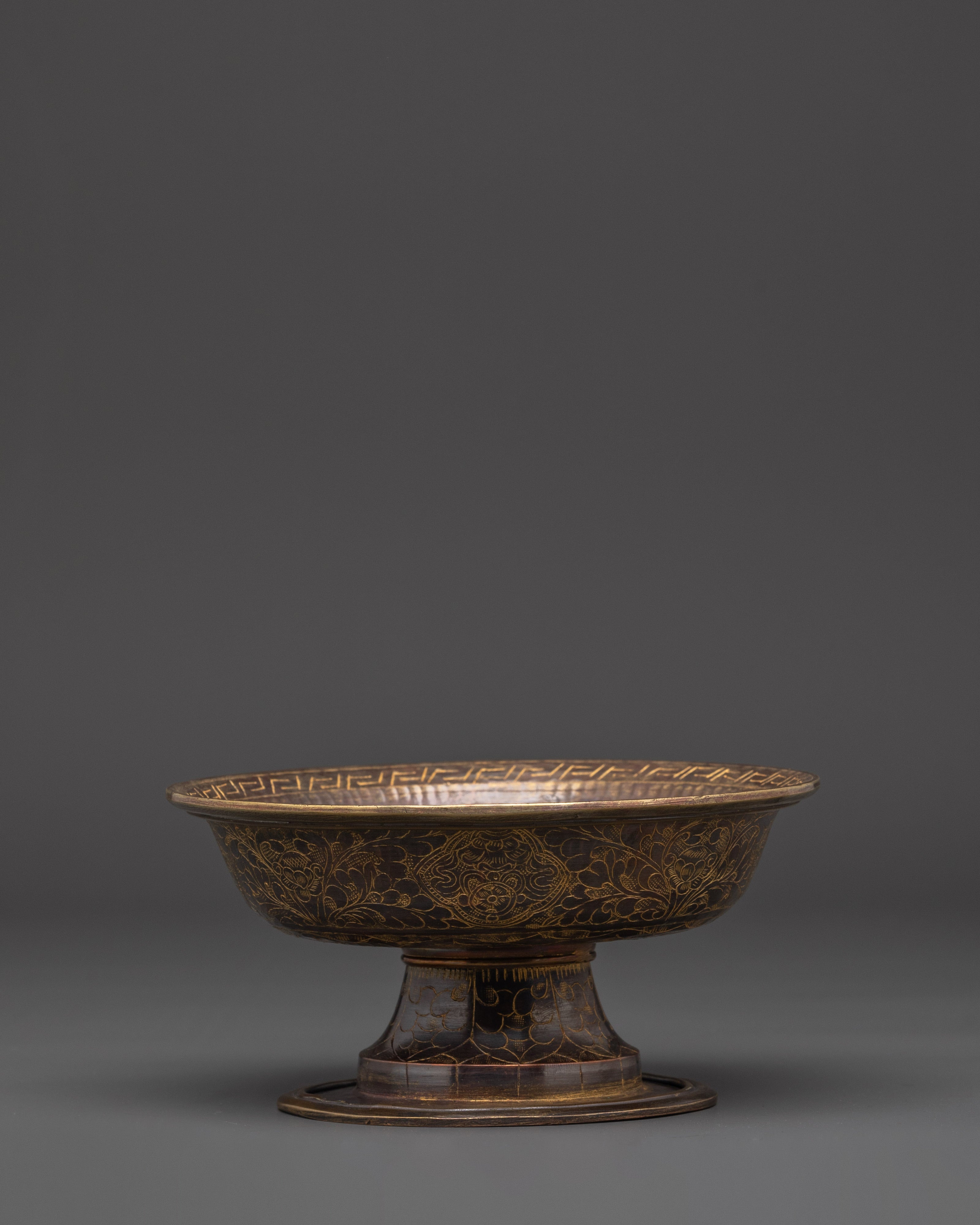 Ritual Serkyem Offering Vessel | Sacred Altar Decor