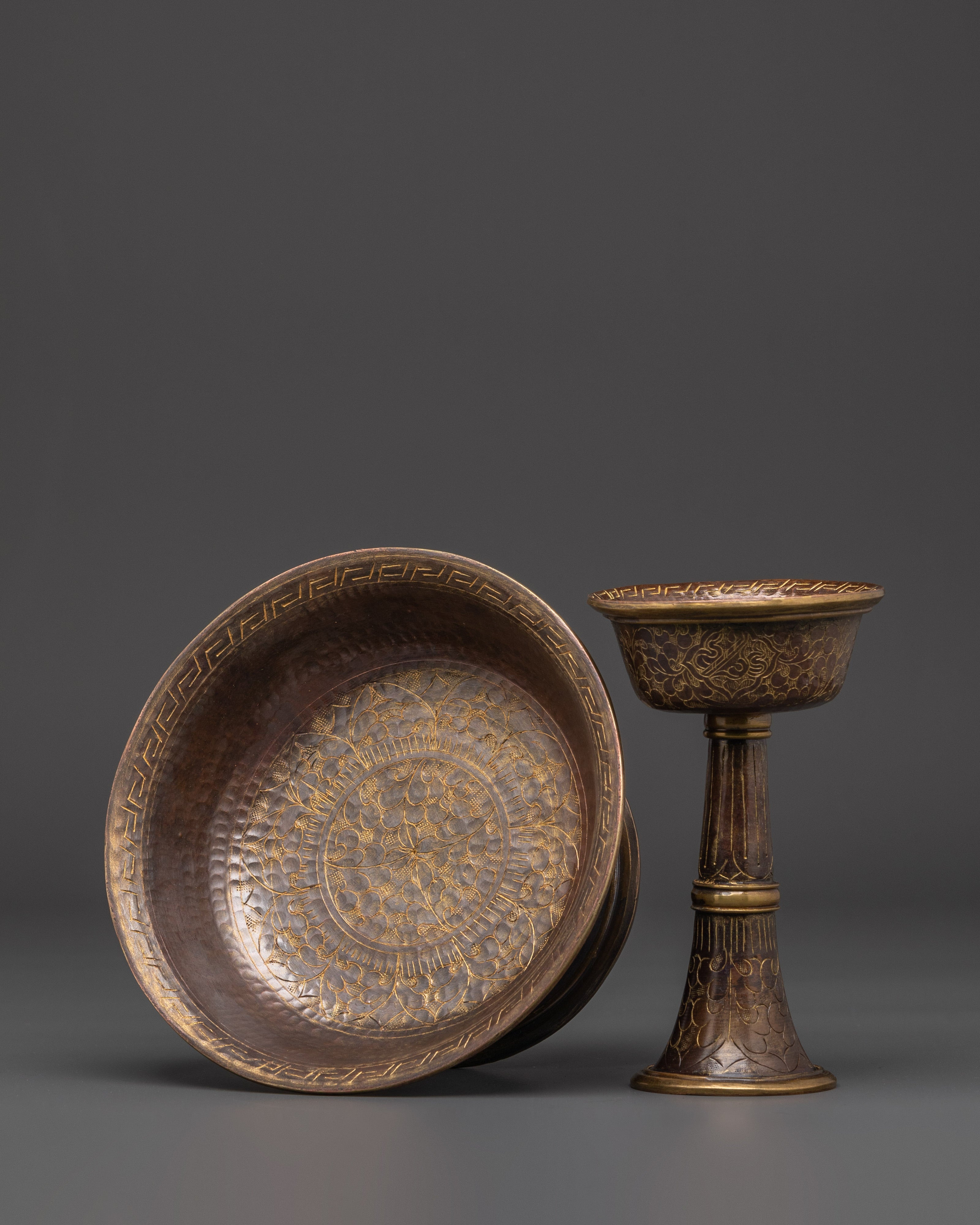 Ritual Serkyem Offering Vessel | Sacred Altar Decor