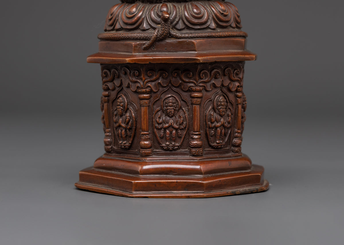 Buddhist Dharma Dhatu Sculpture | Sacred Symbol of Mindful Enlightenment