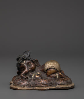 Handmade Oxidized Ganesh Statue