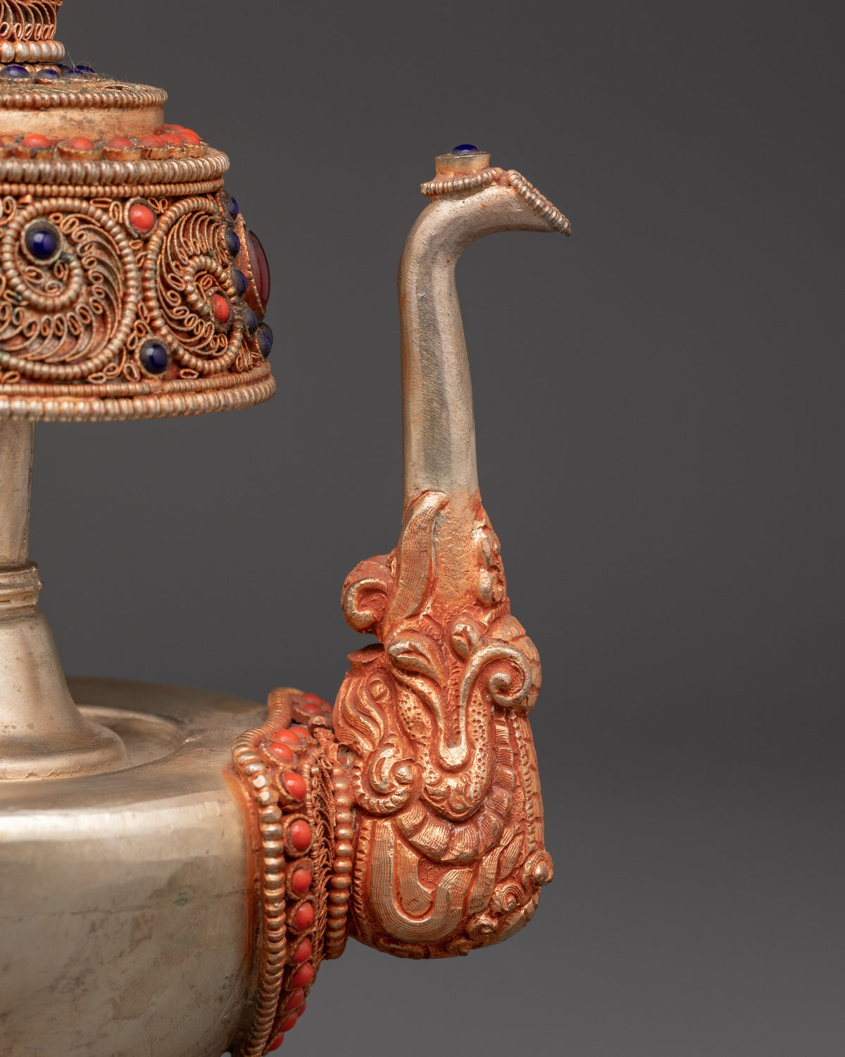 Tibetan Ritual Bhumba Vase | Buddhist Water Offering Vessel