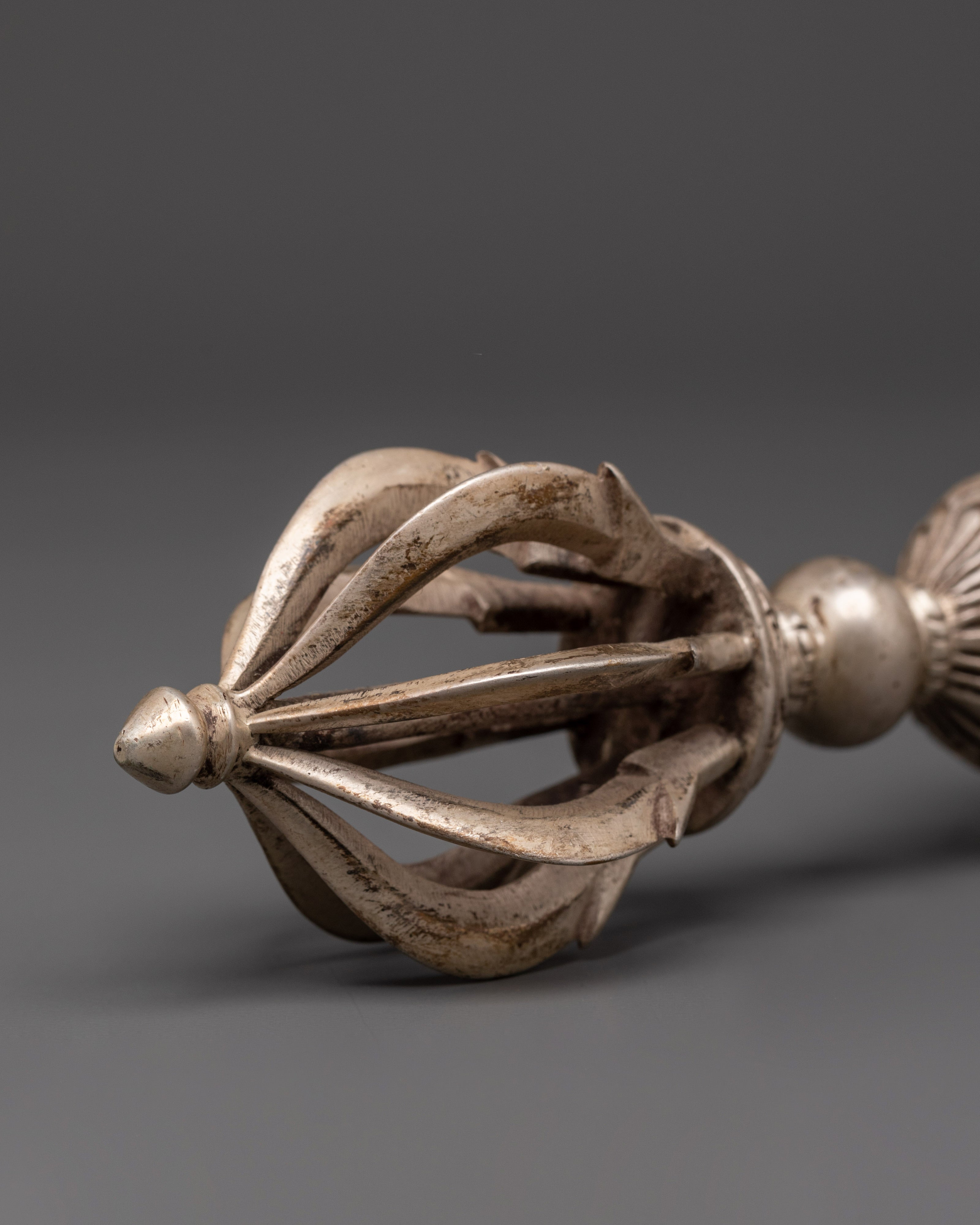 Handmade Tibetan Copper Vajra Dorje | Ritual Buddhist Symbol