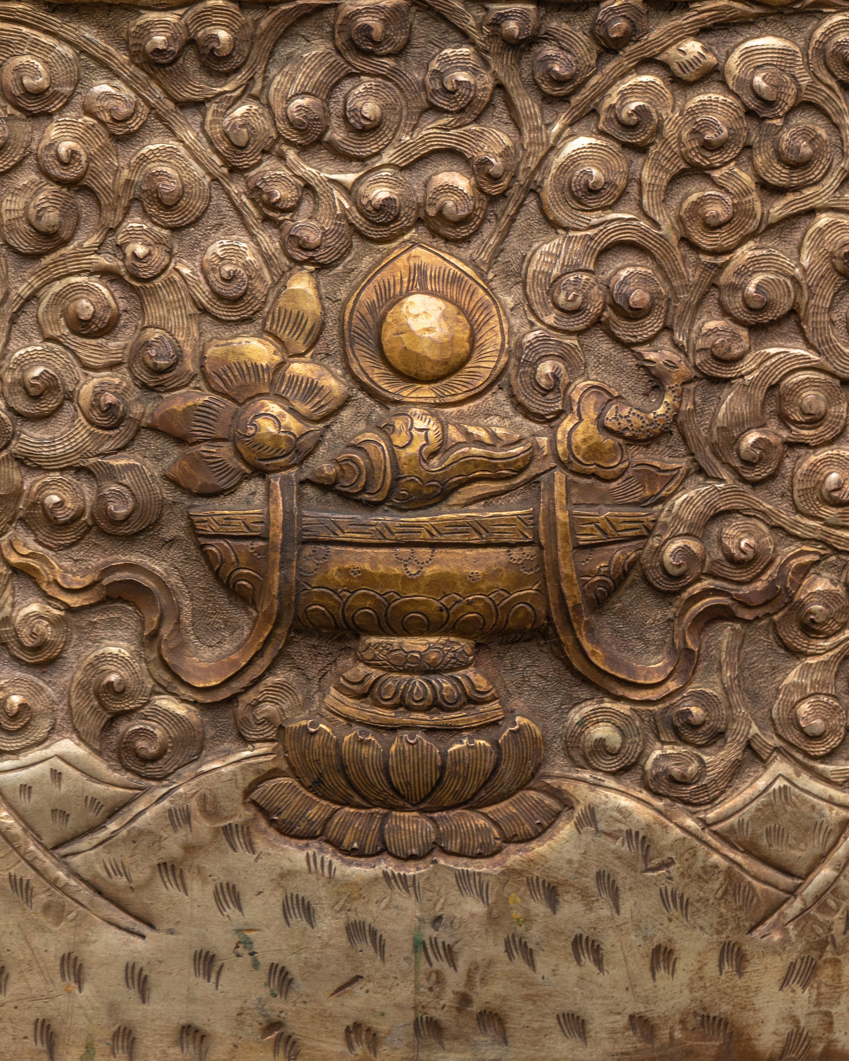 Handmade Spiritual Wall Decor |  Decor in Gold & Silver