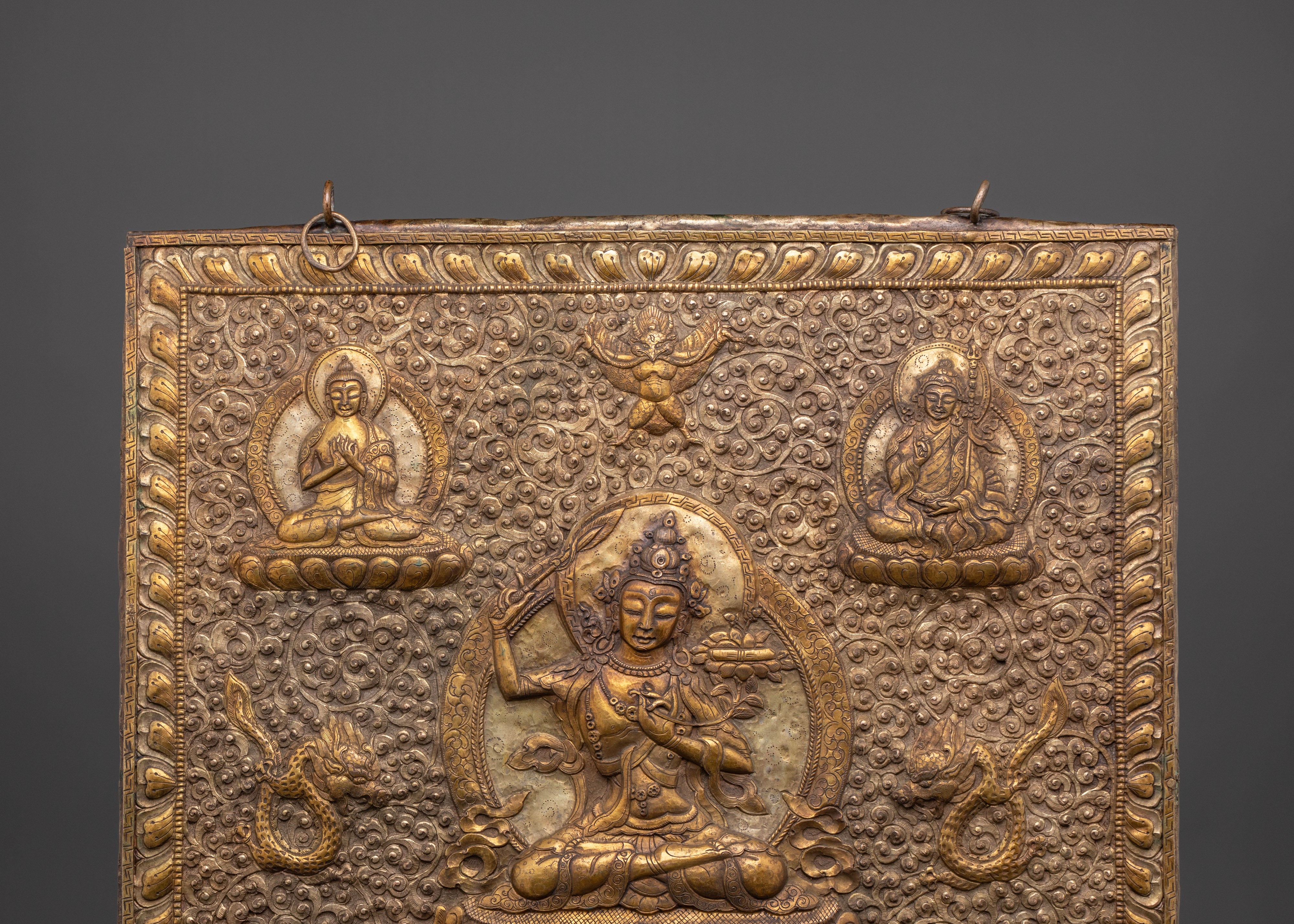 Handmade Spiritual Wall Decor |  Decor in Gold & Silver