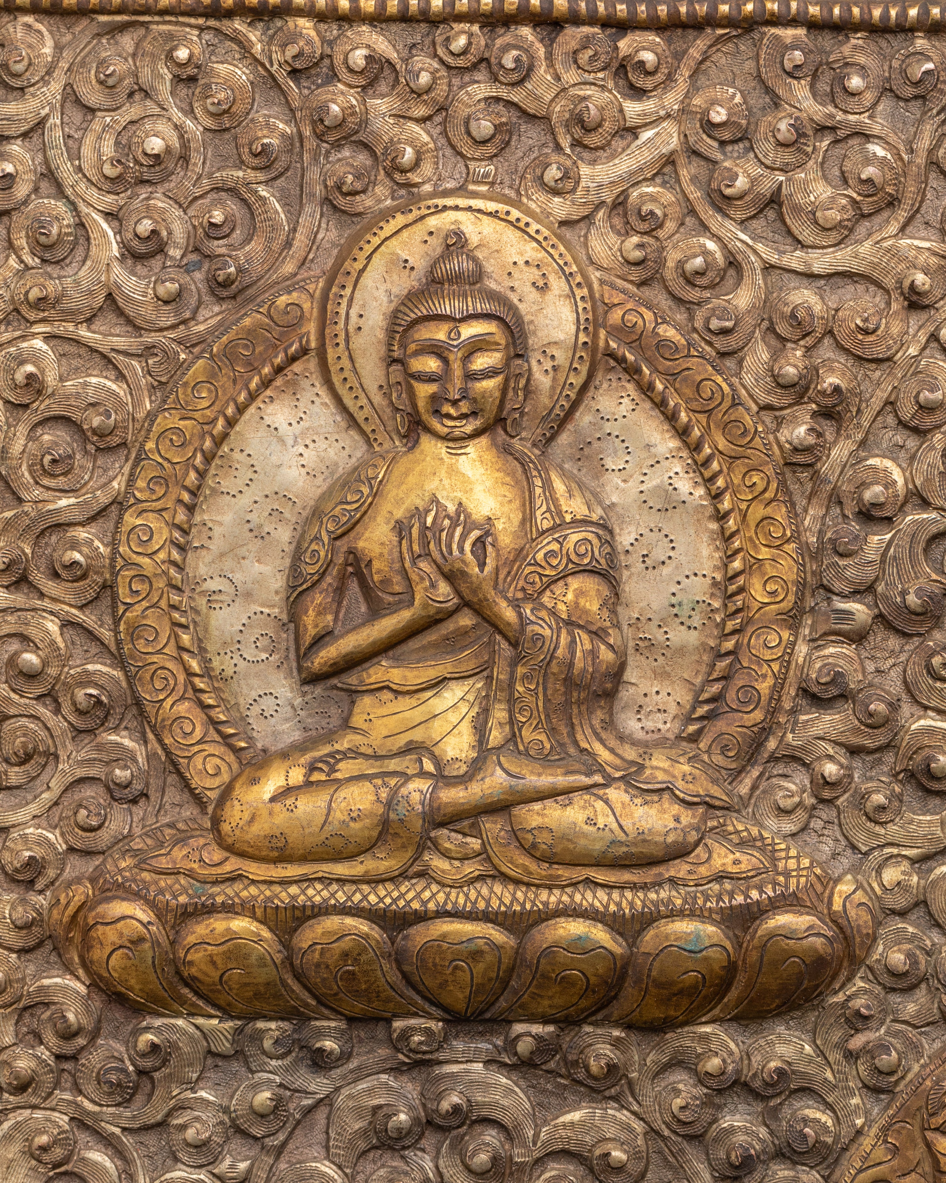 Handmade Spiritual Wall Decor |  Decor in Gold & Silver